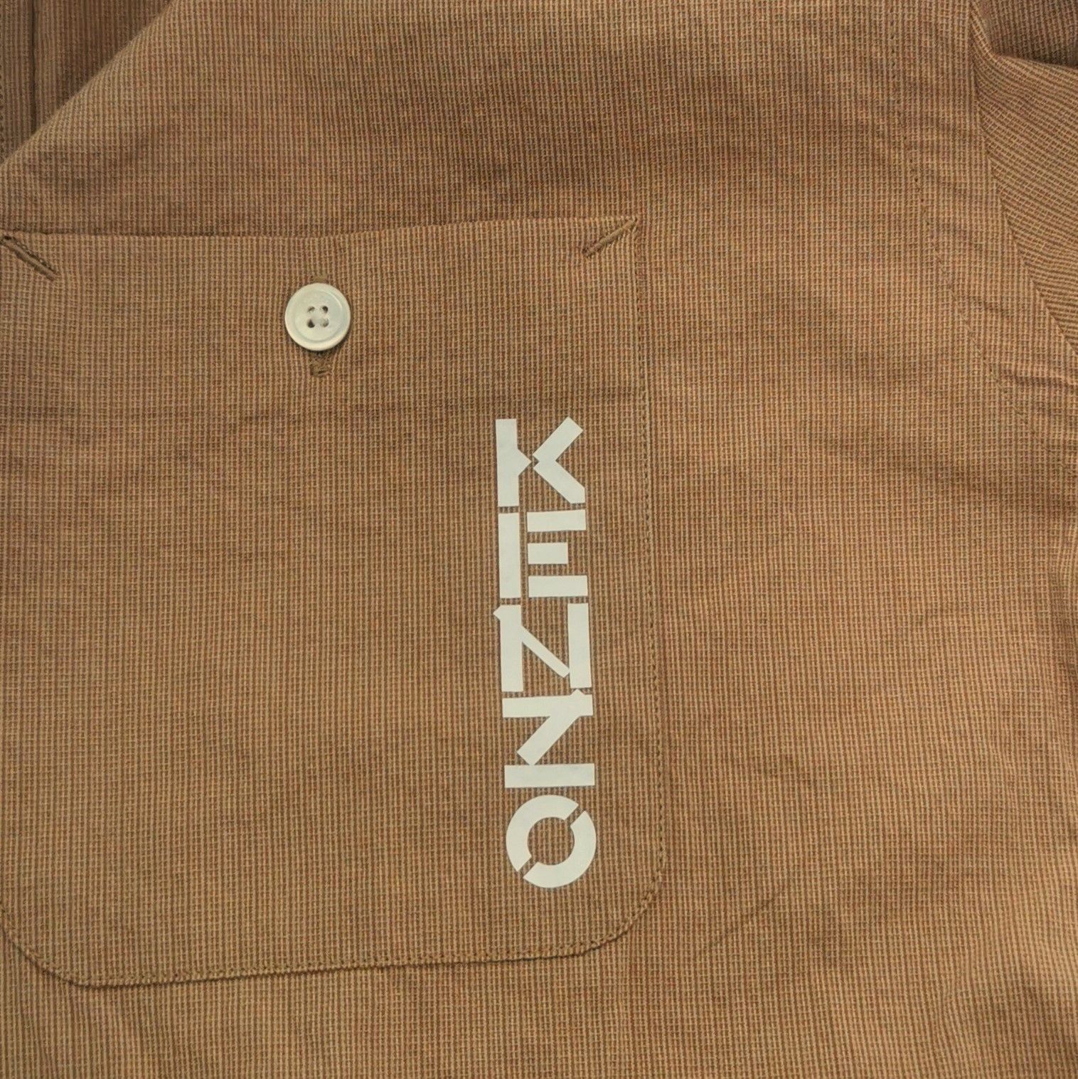 Kenzo Kenzo Cotton Button-Down Collar Shirt L/40 Size US L / EU 52-54 / 3 - 5 Thumbnail