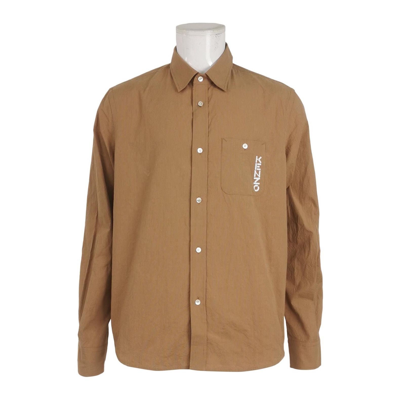 Kenzo Kenzo Cotton Button-Down Collar Shirt L/40 Size US L / EU 52-54 / 3 - 2 Thumbnail