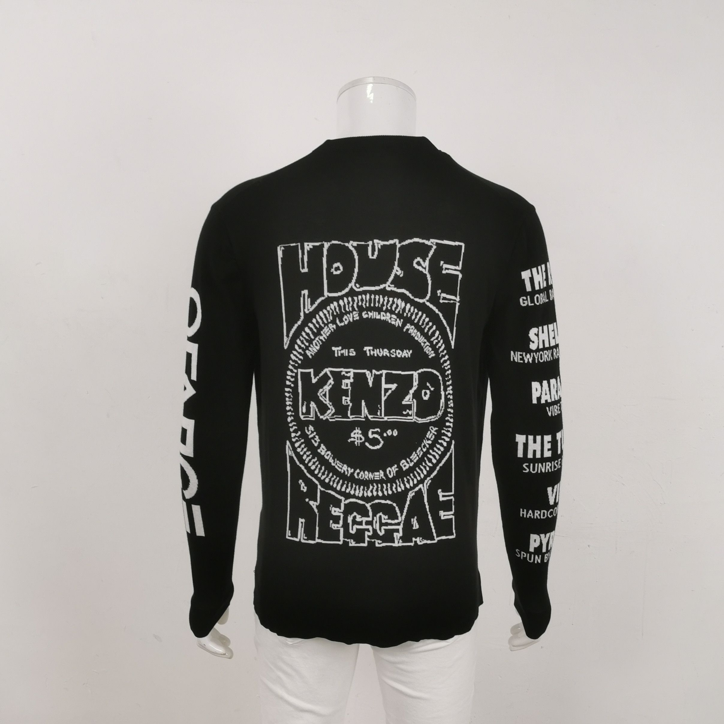 Kenzo Kenzo S Size Cotton V-Neck Single-Breasted Cardigan Size US S / EU 44-46 / 1 - 4 Thumbnail