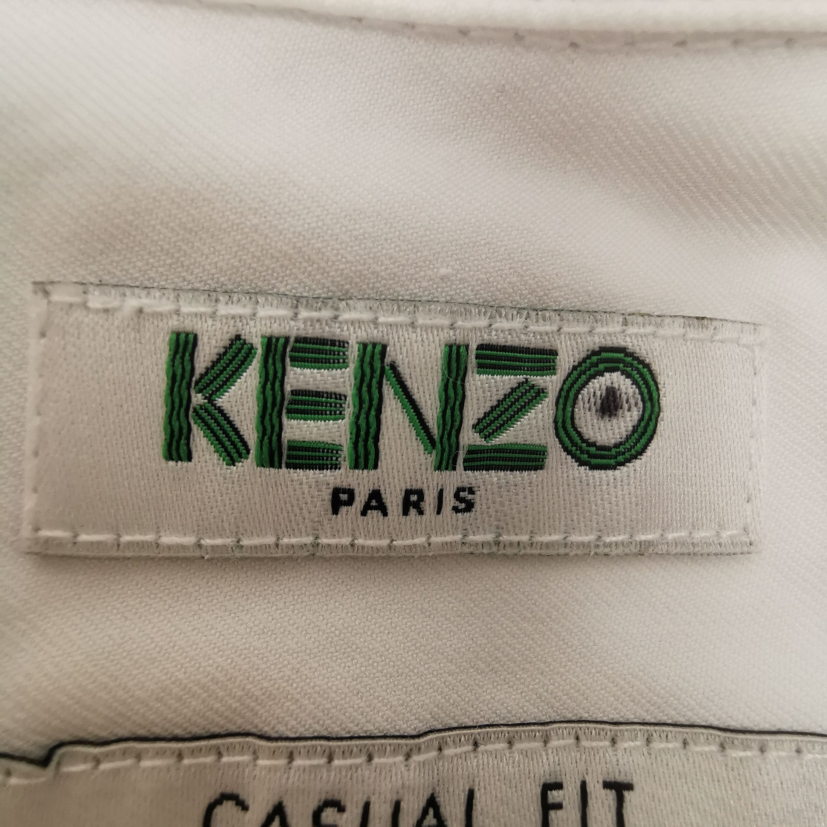 Kenzo Kenzo XS Cotton Colorblock Collar Shirt Size US XS / EU 42 / 0 - 10 Thumbnail