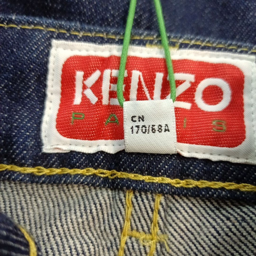 Kenzo Kenzo Solid Cotton Denim Pants S/30 Size US 30 / EU 46 - 14 Thumbnail