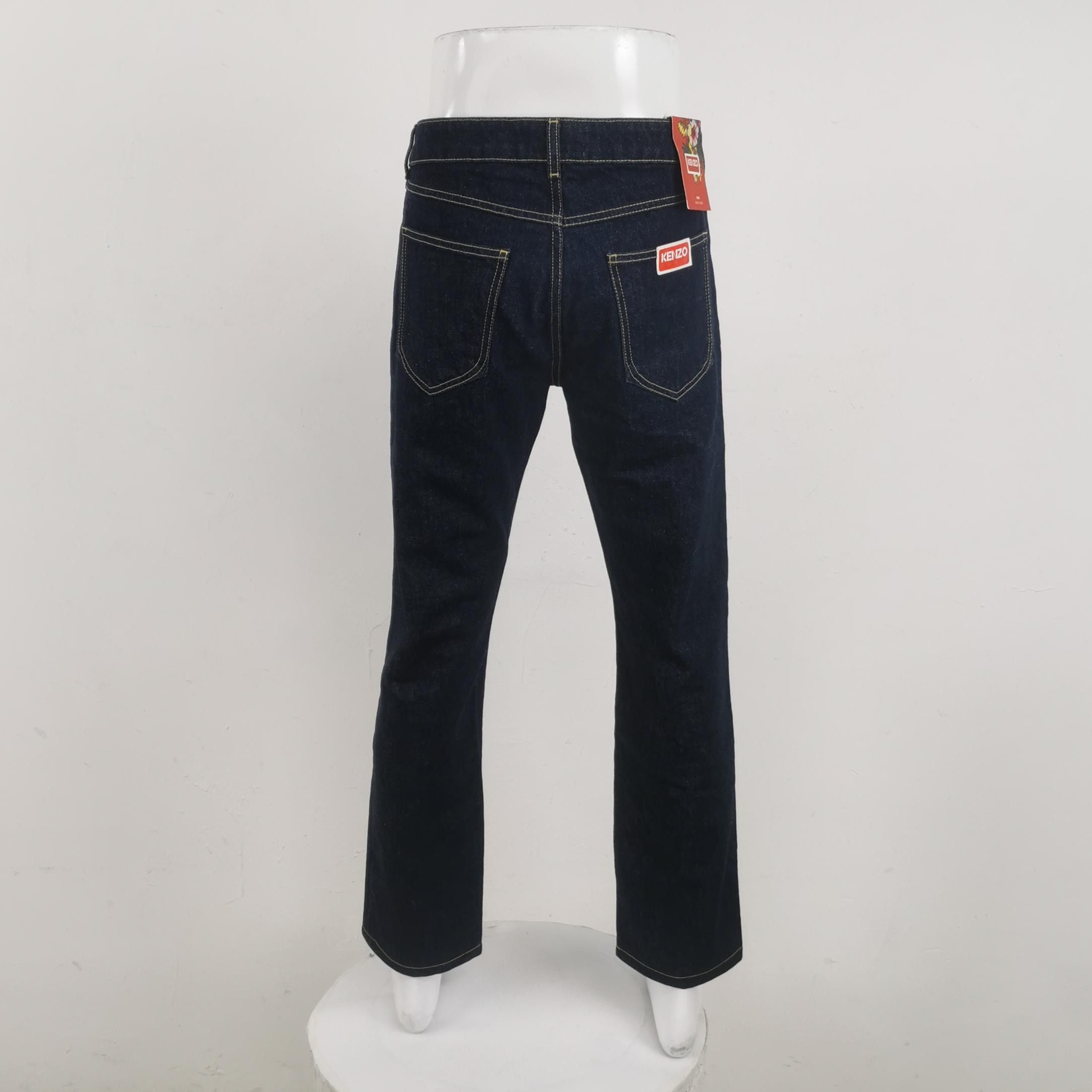 Kenzo Kenzo Solid Cotton Denim Pants S/30 Size US 30 / EU 46 - 4 Thumbnail