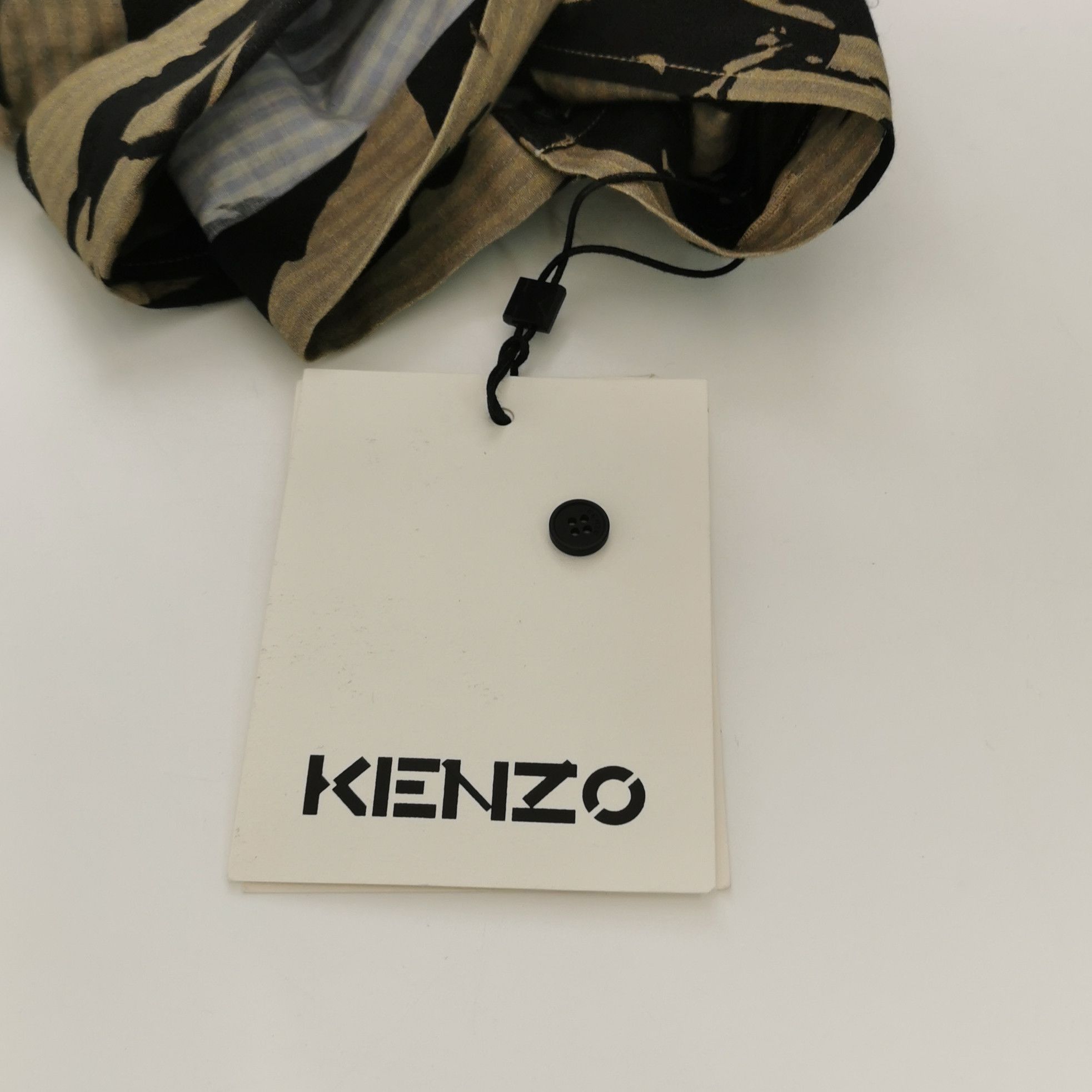 Kenzo Kenzo Cotton Abstract Print Lapel Shirt L/40 Size US L / EU 52-54 / 3 - 7 Thumbnail
