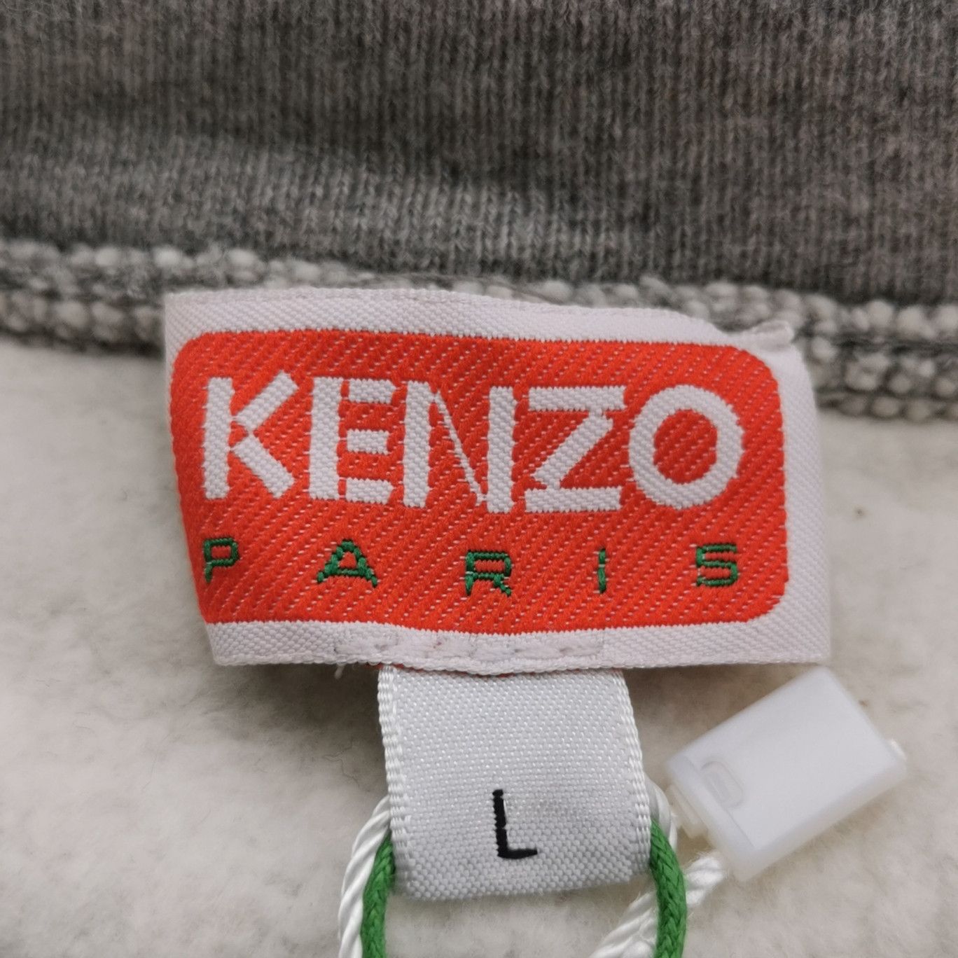 Kenzo Kenzo M Cotton Gray Logo Crewneck Sweatshirt Size US L / EU 52-54 / 3 - 12 Thumbnail