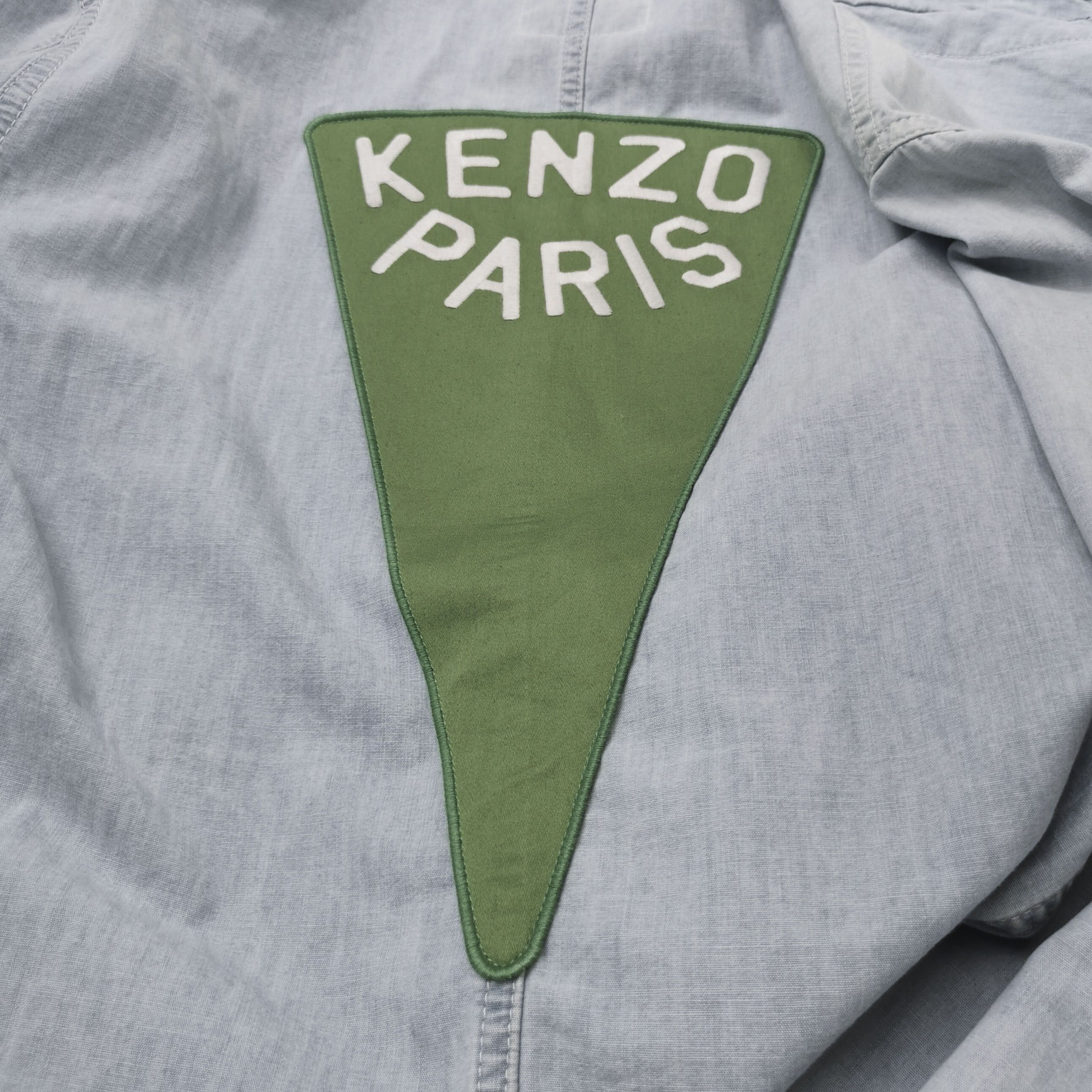 Kenzo Kenzo S Size Cotton Tiger Logo Long-Sleeve Tee Size US M / EU 48-50 / 2 - 8 Thumbnail