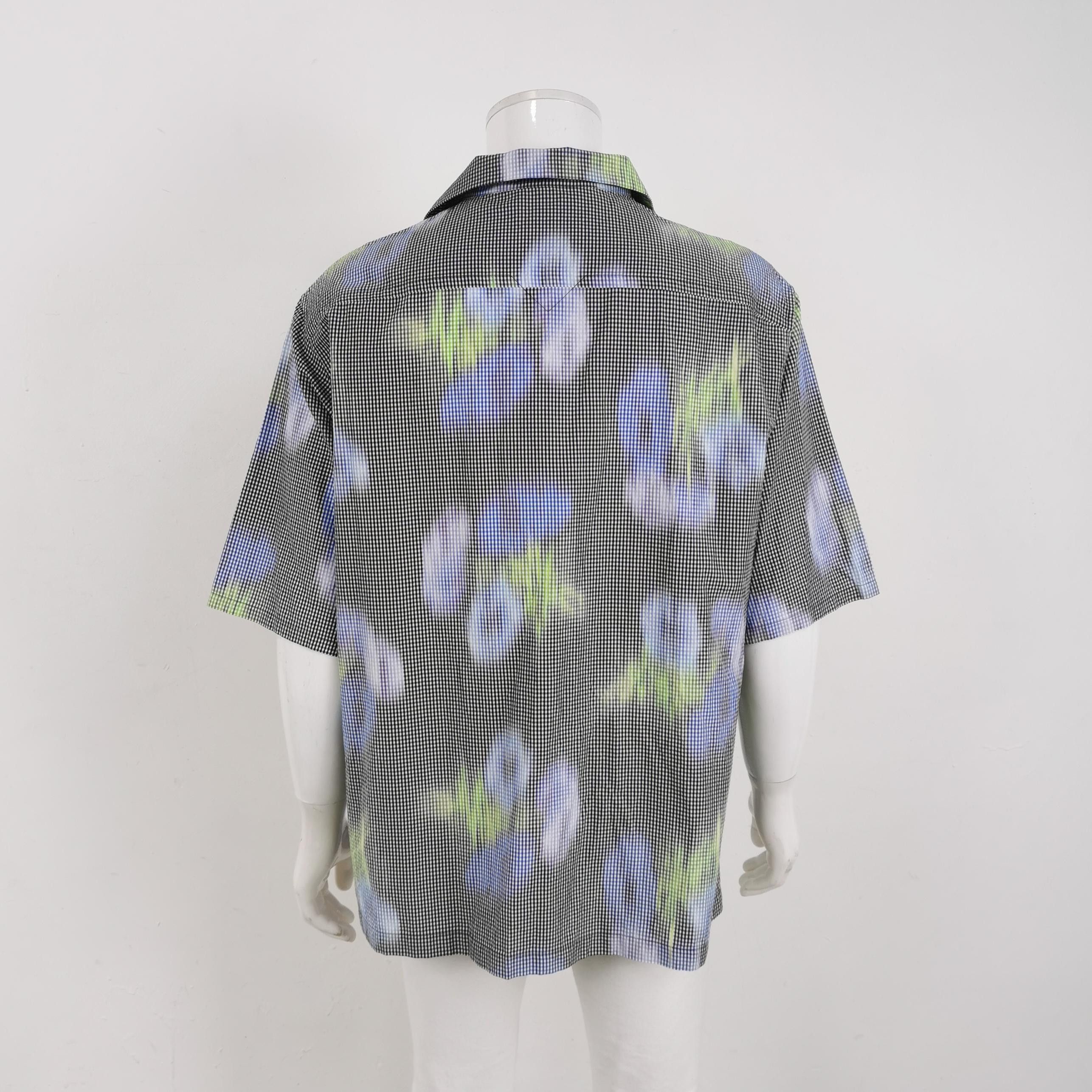 Kenzo Kenzo Cotton Printed Short-Sleeve Collared Shirt Size US L / EU 52-54 / 3 - 4 Thumbnail