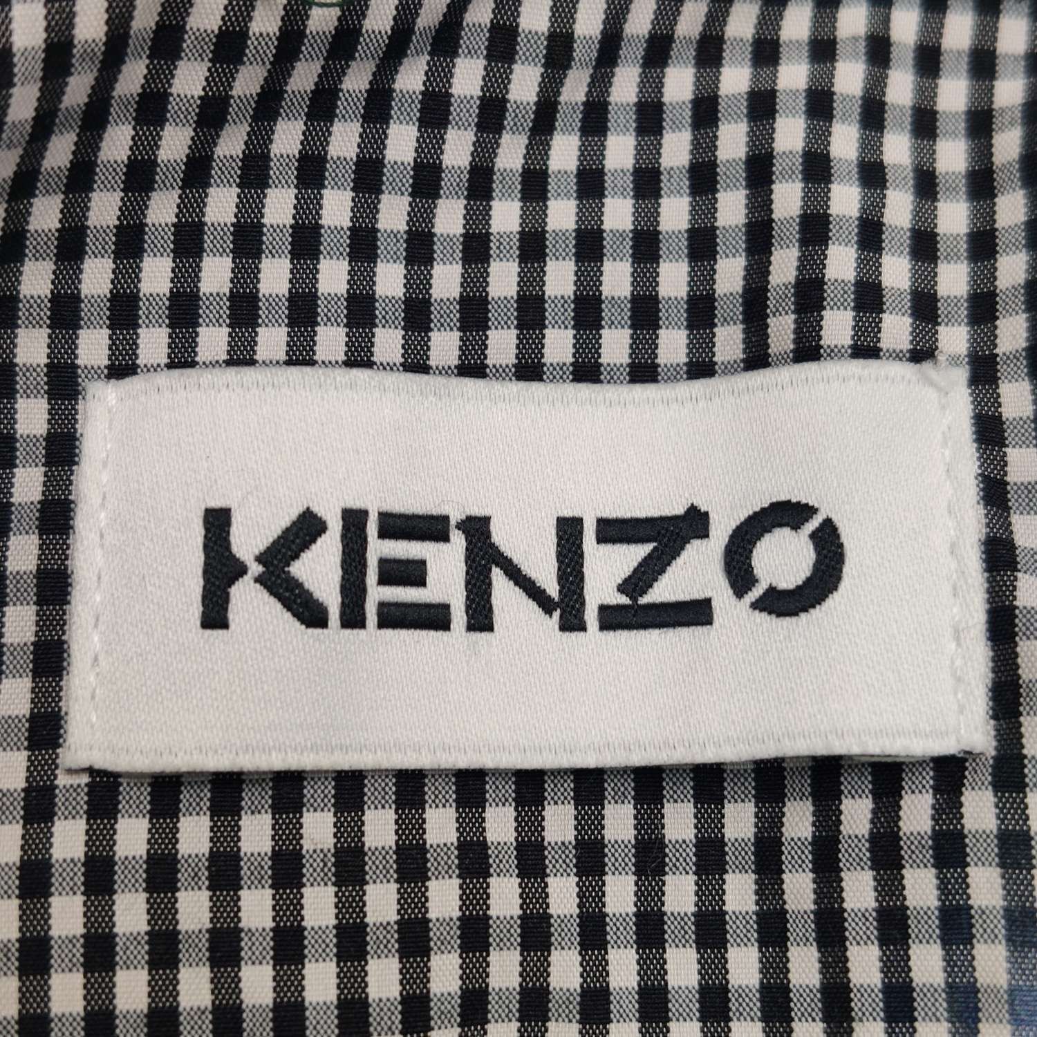 Kenzo Kenzo Cotton Printed Short-Sleeve Collared Shirt Size US L / EU 52-54 / 3 - 8 Thumbnail