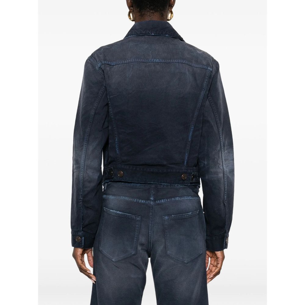 Balenciaga Balenciaga BLUE Jackets - Denim Jackets Size XS / US 0-2 / IT 36-38 - 5 Thumbnail