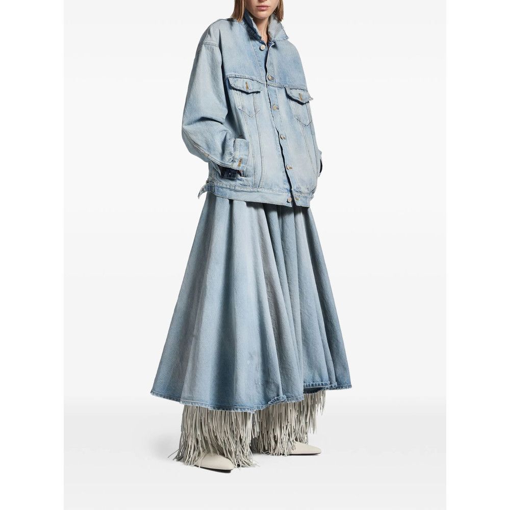 Balenciaga Balenciaga BLUE Skirts - A-Line Skirts Size 27" / US 4 / IT 40 - 3 Thumbnail