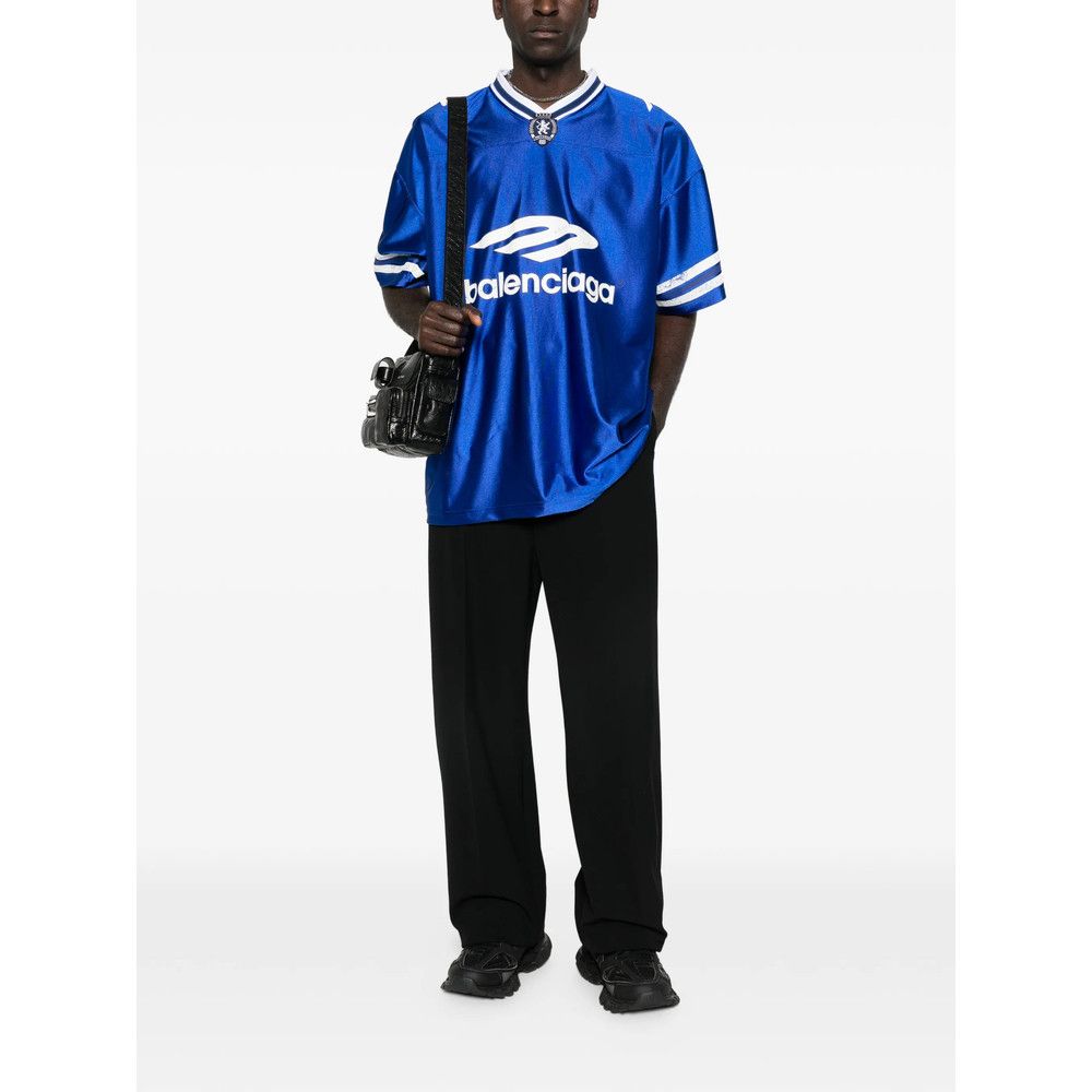 Balenciaga Balenciaga BLUE T-Shirts & Vests - T-Shirts Size US L / EU 52-54 / 3 - 2 Thumbnail