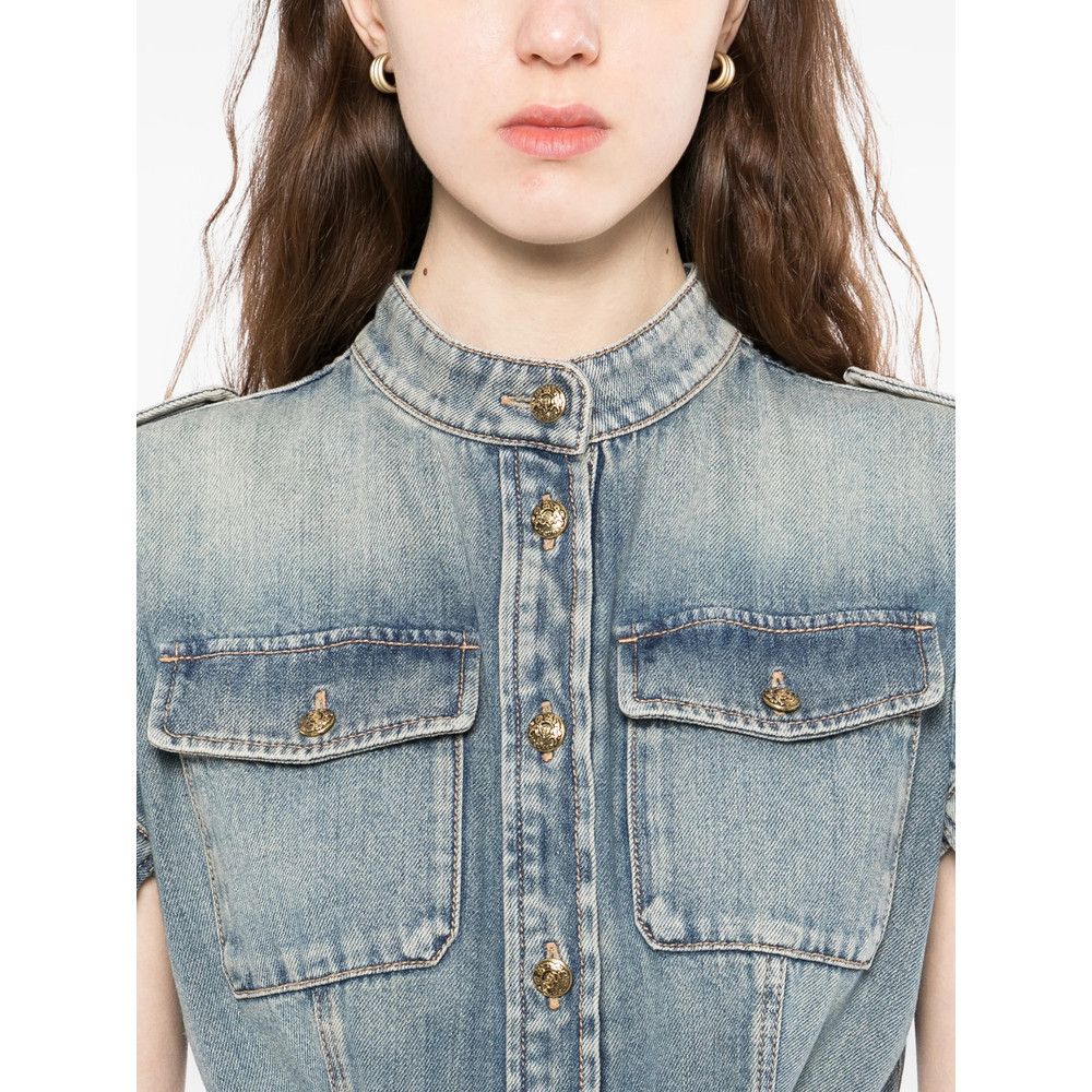 Alexander McQueen Alexander Mcqueen BLUE Dresses - Day Dresses Size S / US 4 / IT 40 - 3 Thumbnail