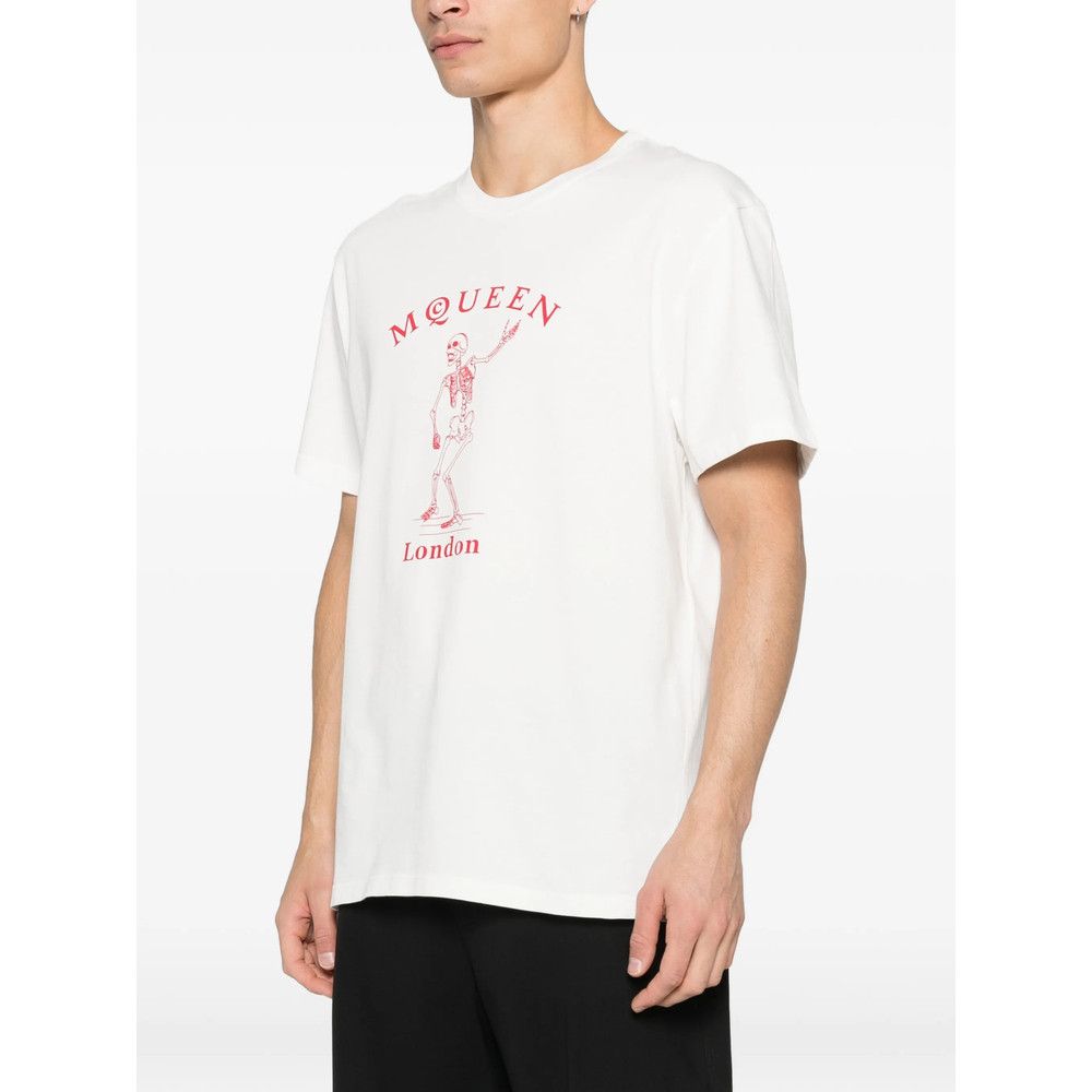 Alexander McQueen Alexander Mcqueen WHITE T-Shirts & Vests - T-Shirts Size US XXL / EU 58 / 5 - 3 Thumbnail