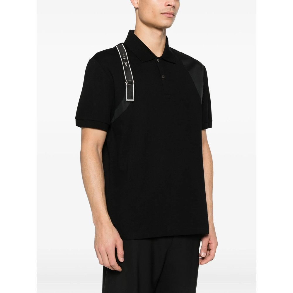 Alexander McQueen Alexander Mcqueen BLACK Polo Shirts Size US XL / EU 56 / 4 - 4 Thumbnail