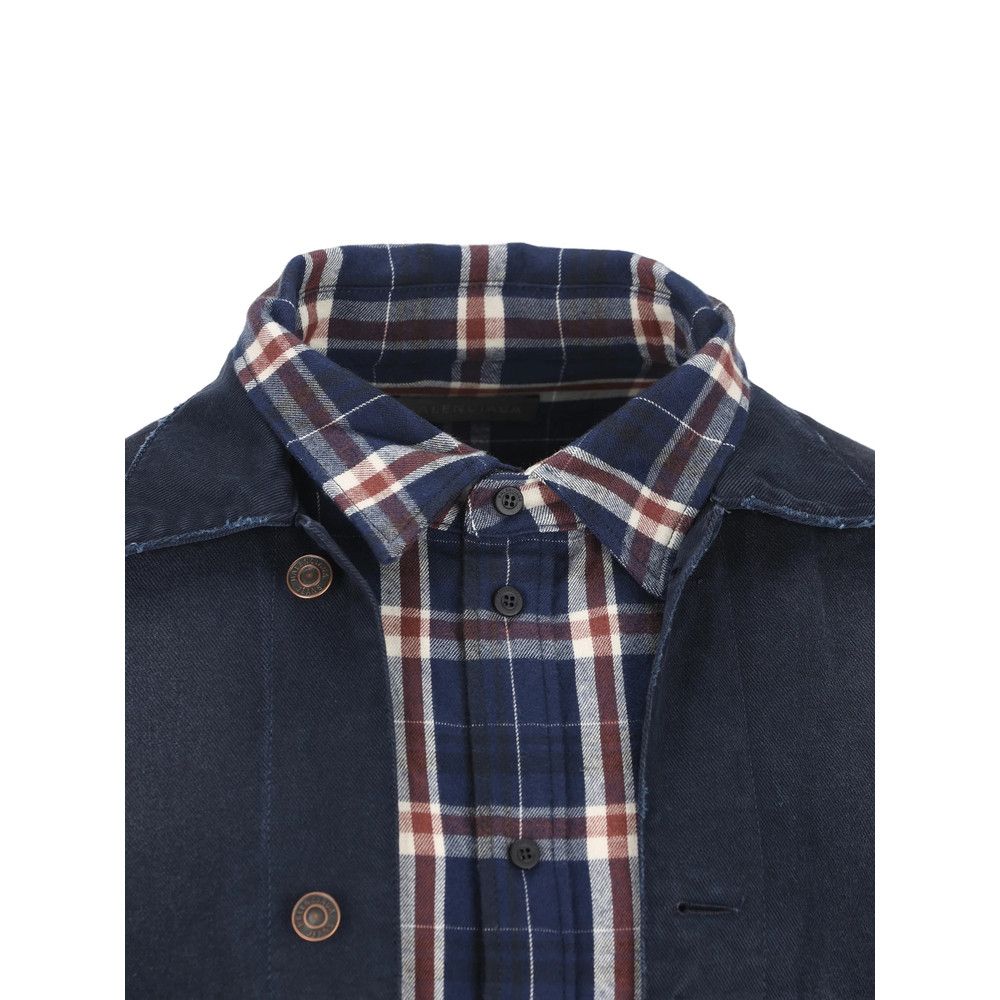 Balenciaga Balenciaga BLUE Jackets - Shirt Jackets Size US M / EU 48-50 / 2 - 3 Thumbnail