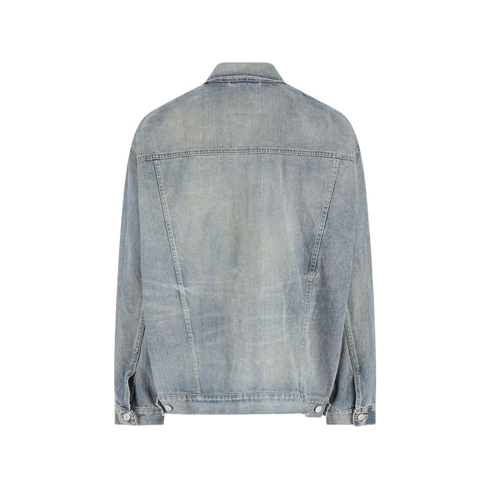Balenciaga Balenciaga BLUE Jackets - Denim Jackets Size S / US 4 / IT 40 - 2 Thumbnail