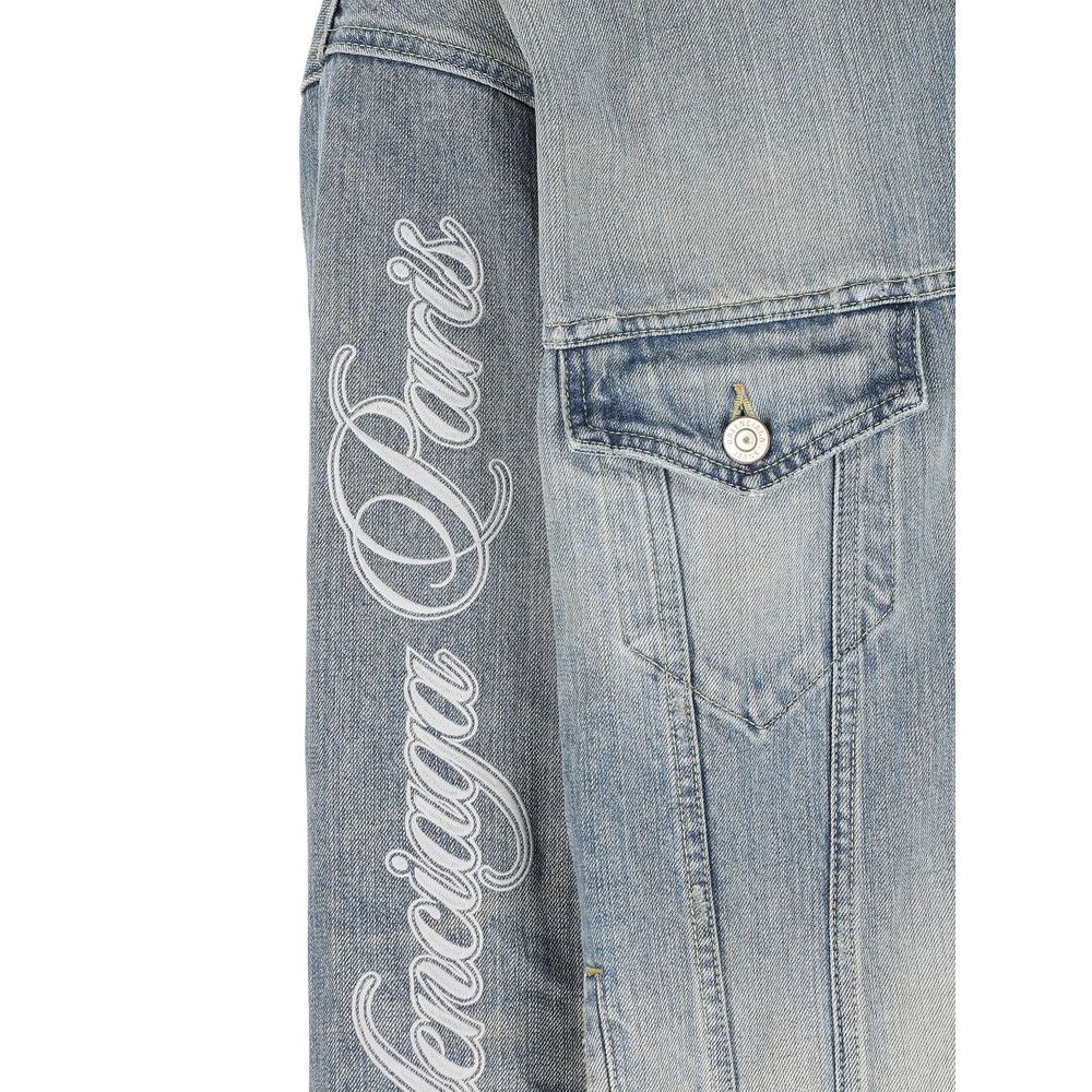 Balenciaga Balenciaga BLUE Jackets - Denim Jackets Size S / US 4 / IT 40 - 4 Thumbnail
