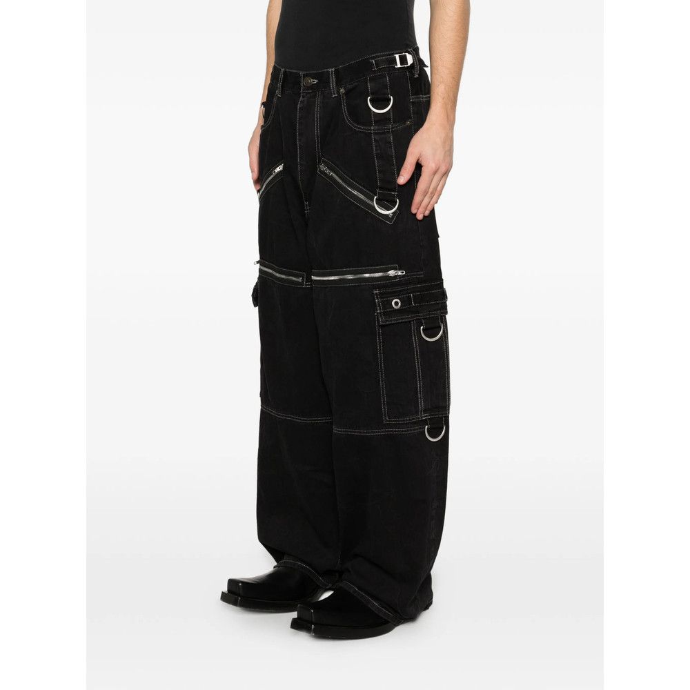 Balenciaga Balenciaga BLACK Denim - Regular & Straight-Leg Jeans Size US 32 / EU 48 - 2 Thumbnail