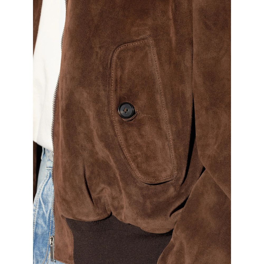 Alexander McQueen Alexander Mcqueen BROWN Jackets - Leather Jackets Size US L / EU 52-54 / 3 - 2 Thumbnail