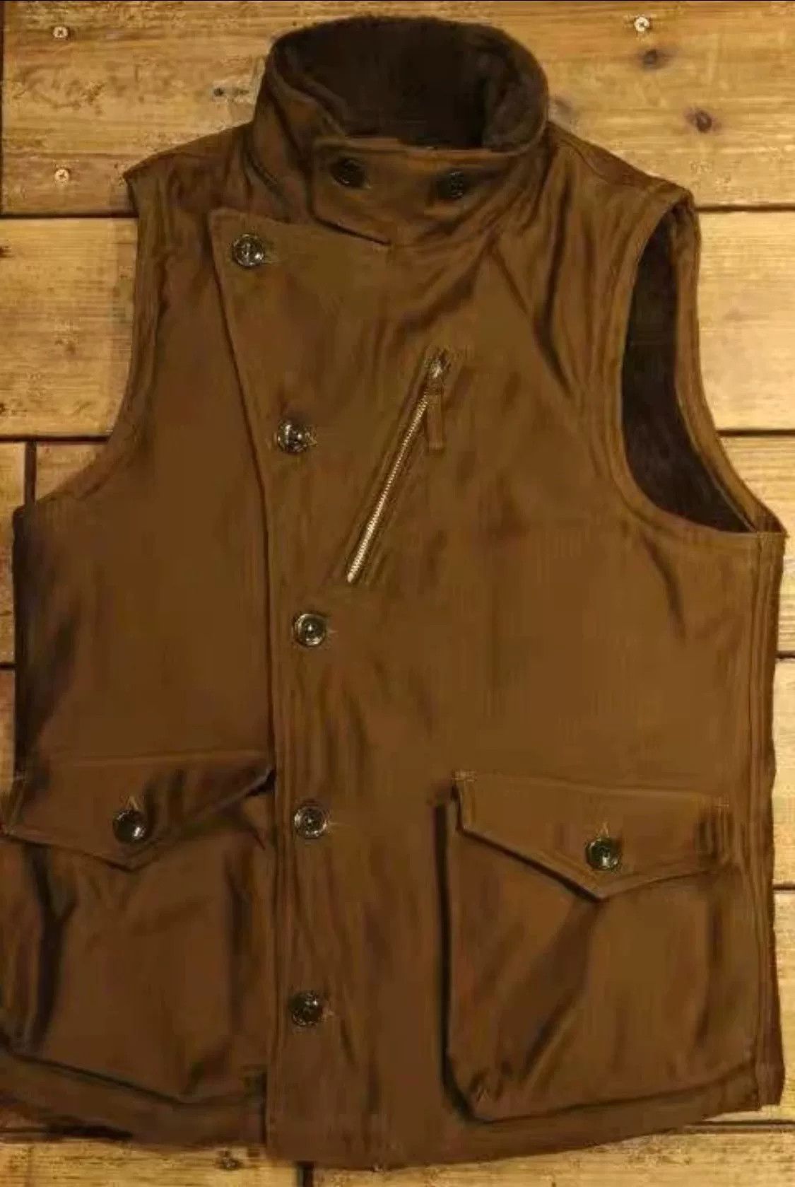 Freewheelers Freewheelers N-1 Twill Vest 36 Size US M / EU 48-50 / 2 - 2 Thumbnail