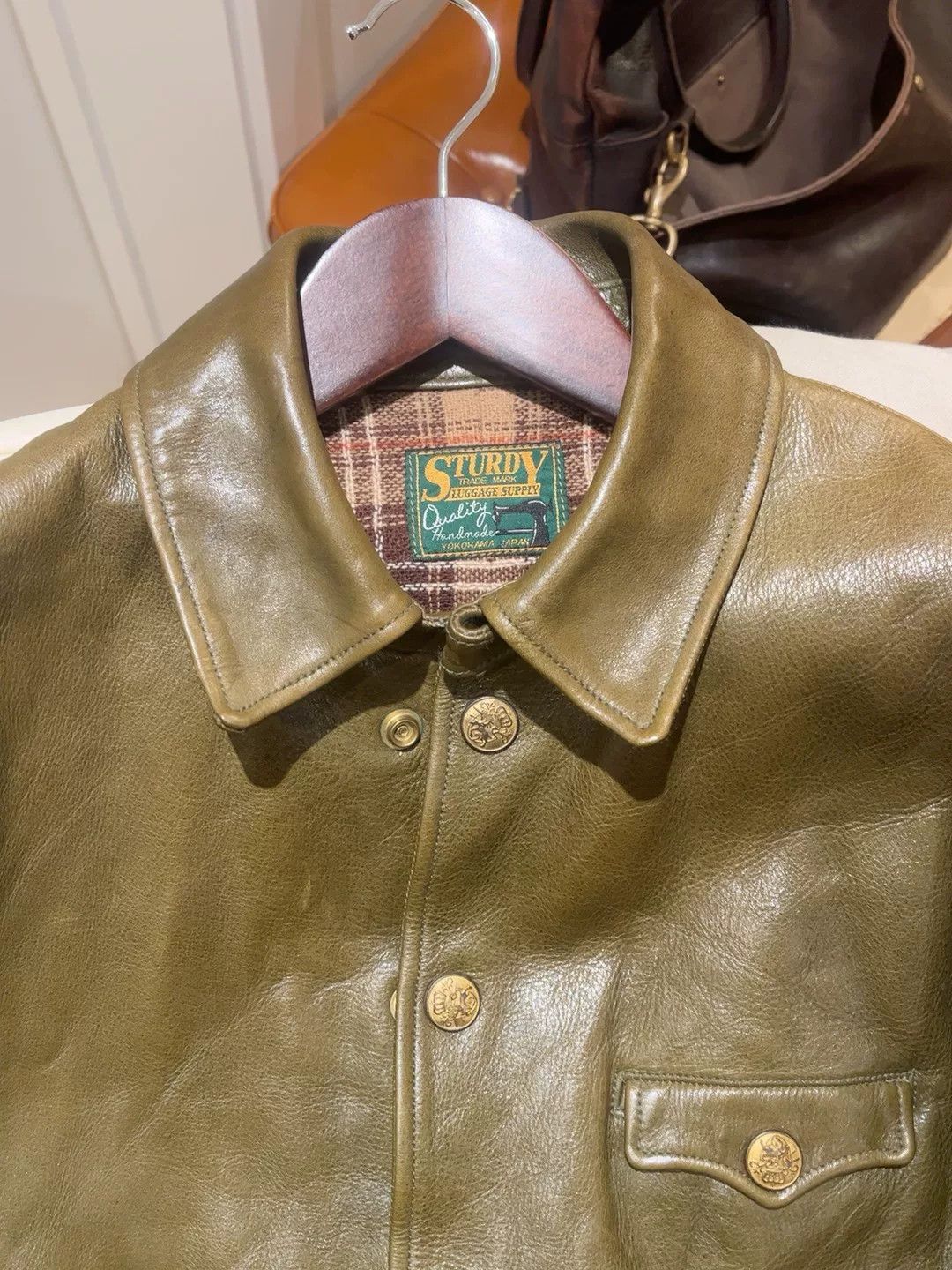 Other Tochigi Cowhide Conductor Leather Jacket Size US M / EU 48-50 / 2 - 2 Thumbnail