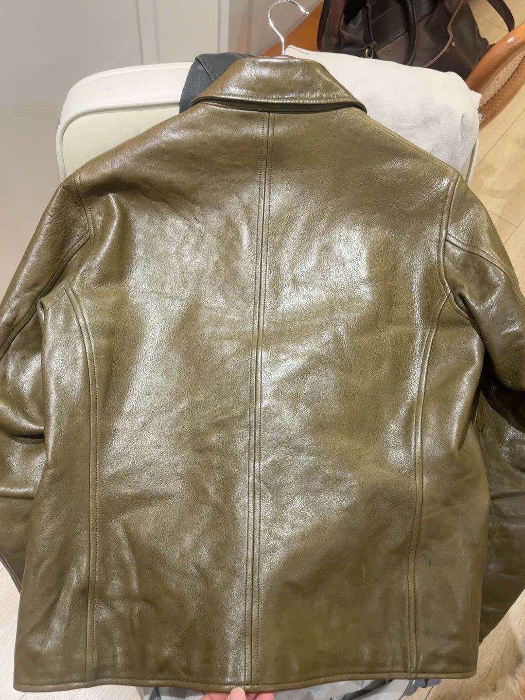 Other Tochigi Cowhide Conductor Leather Jacket Size US M / EU 48-50 / 2 - 6 Thumbnail