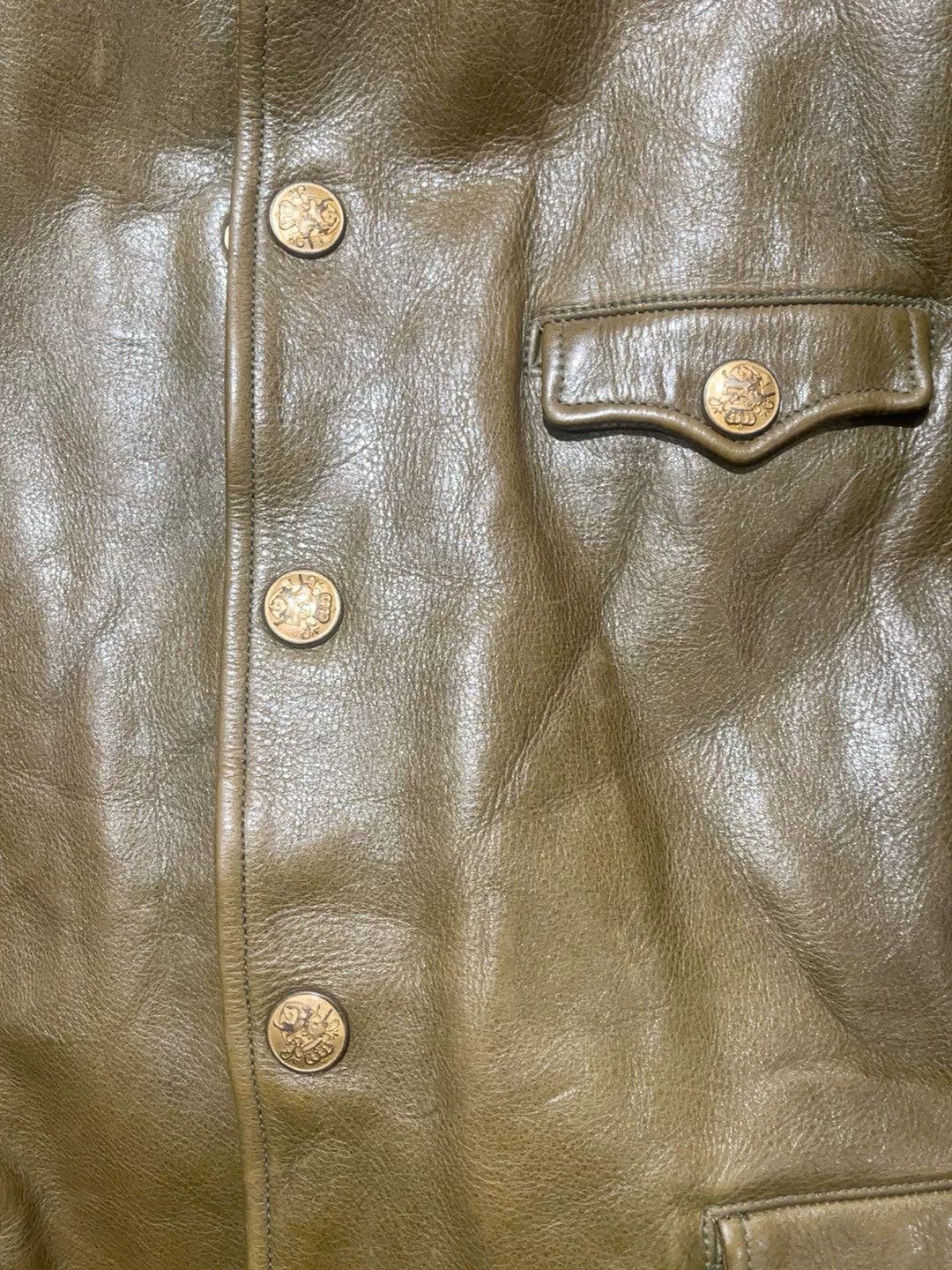 Other Tochigi Cowhide Conductor Leather Jacket Size US M / EU 48-50 / 2 - 4 Thumbnail