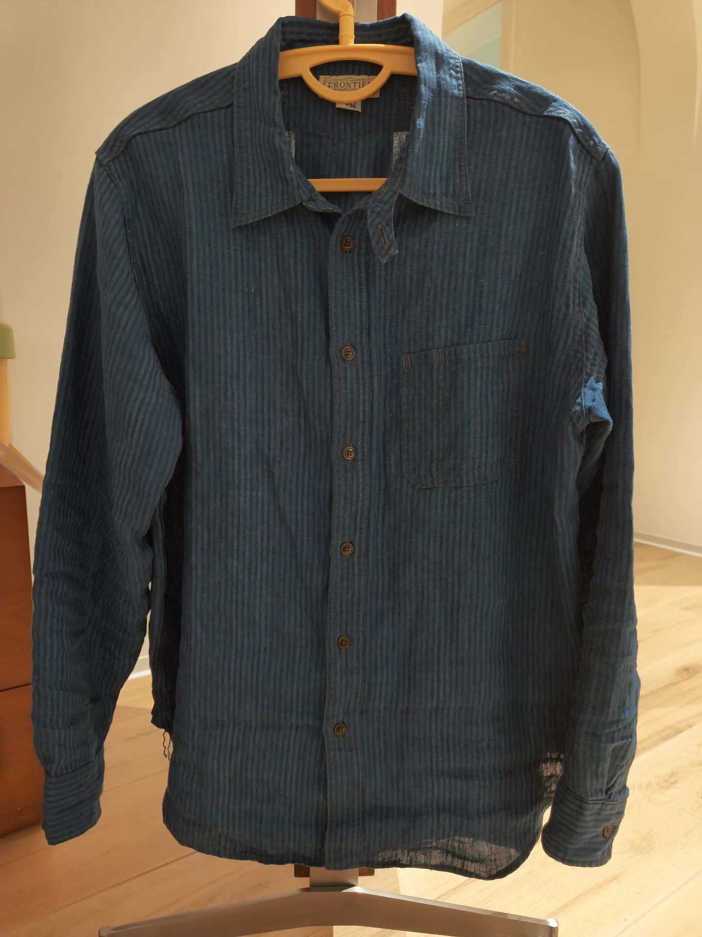 Pherrow's Pherrow's Indigo Striped Shirt Size US M / EU 48-50 / 2 - 2 Thumbnail