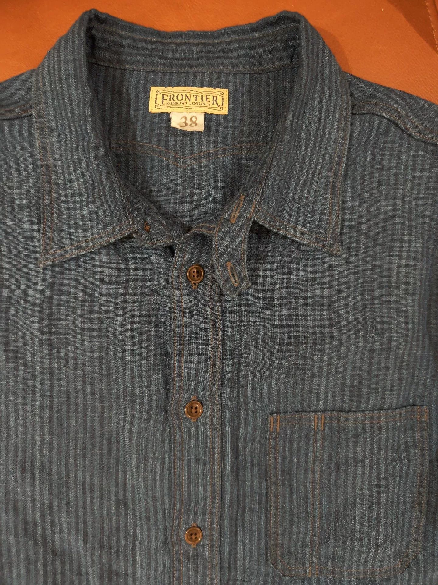 Pherrow's Pherrow's Indigo Striped Shirt Size US M / EU 48-50 / 2 - 4 Thumbnail