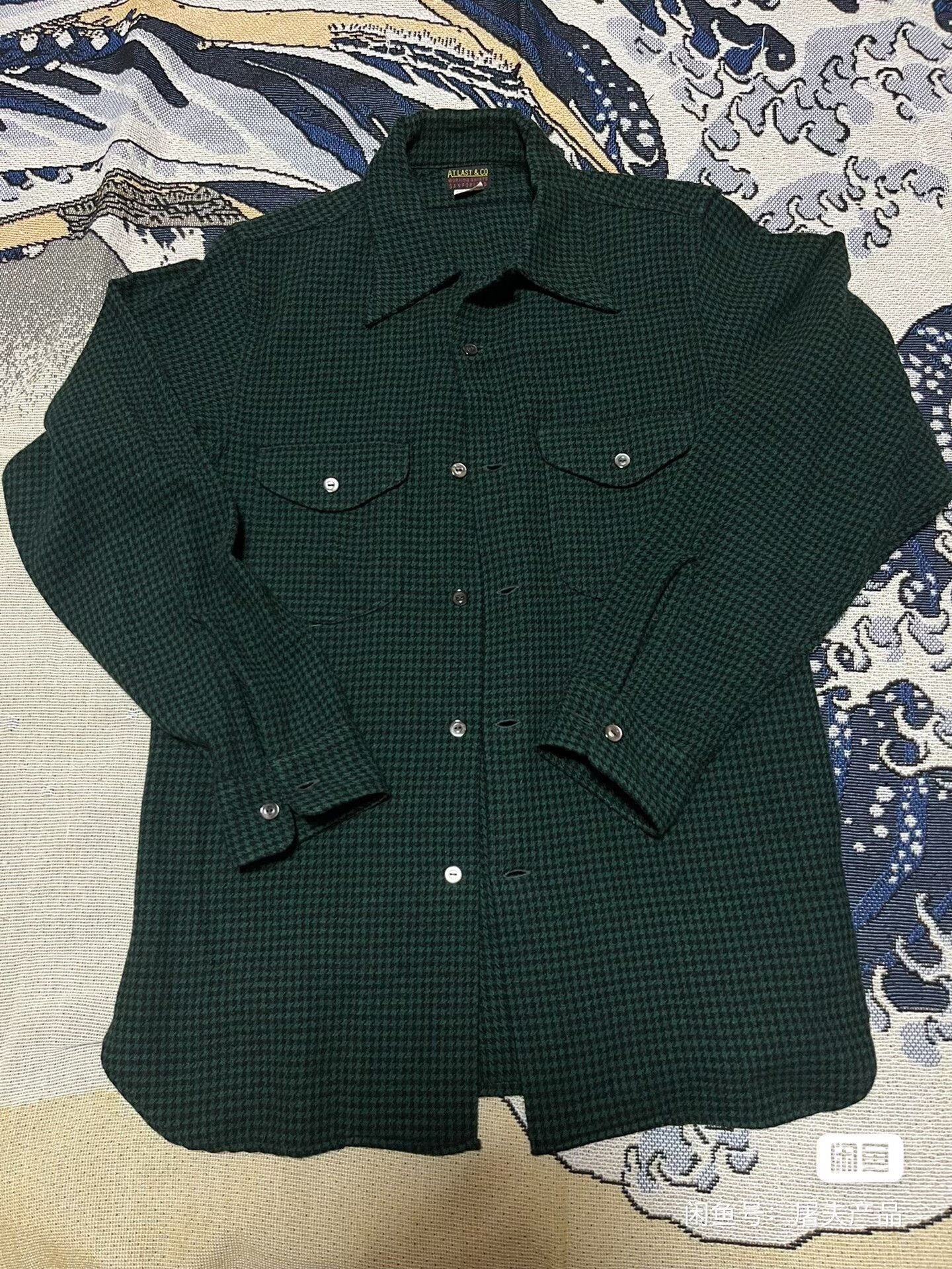 At Last & Co at last co Houndstooth Wool Shirt Size US M / EU 48-50 / 2 - 2 Thumbnail