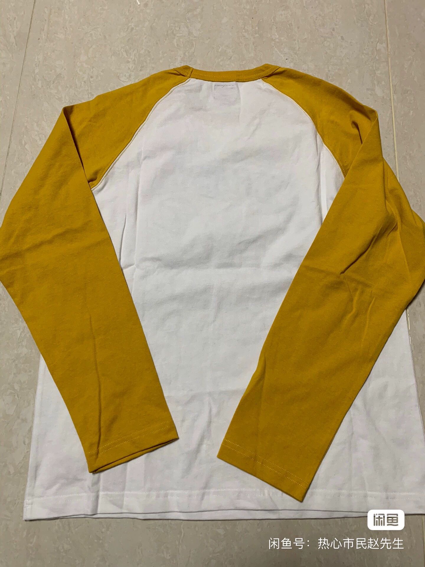 Buco Buco Long-Sleeve White Yellow T-Shirt Size US M / EU 48-50 / 2 - 2 Thumbnail