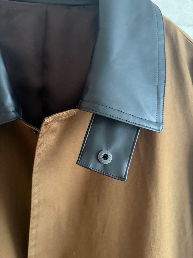 Stein ssstein 24SS Leather Collar Cotton Jacket Size US M / EU 48-50 / 2 - 5 Thumbnail