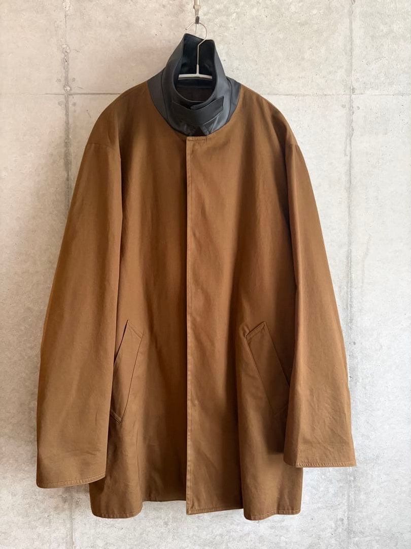 Stein ssstein 24SS Leather Collar Cotton Jacket Size US M / EU 48-50 / 2 - 3 Thumbnail