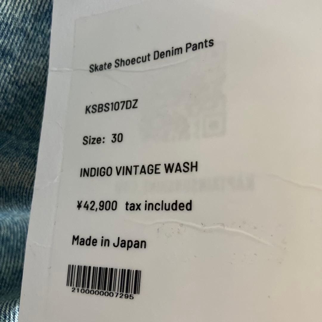 Kaptain Sunshine Kaptain Sunshine Washed Straight Jeans Size US 30 / EU 46 - 5 Thumbnail