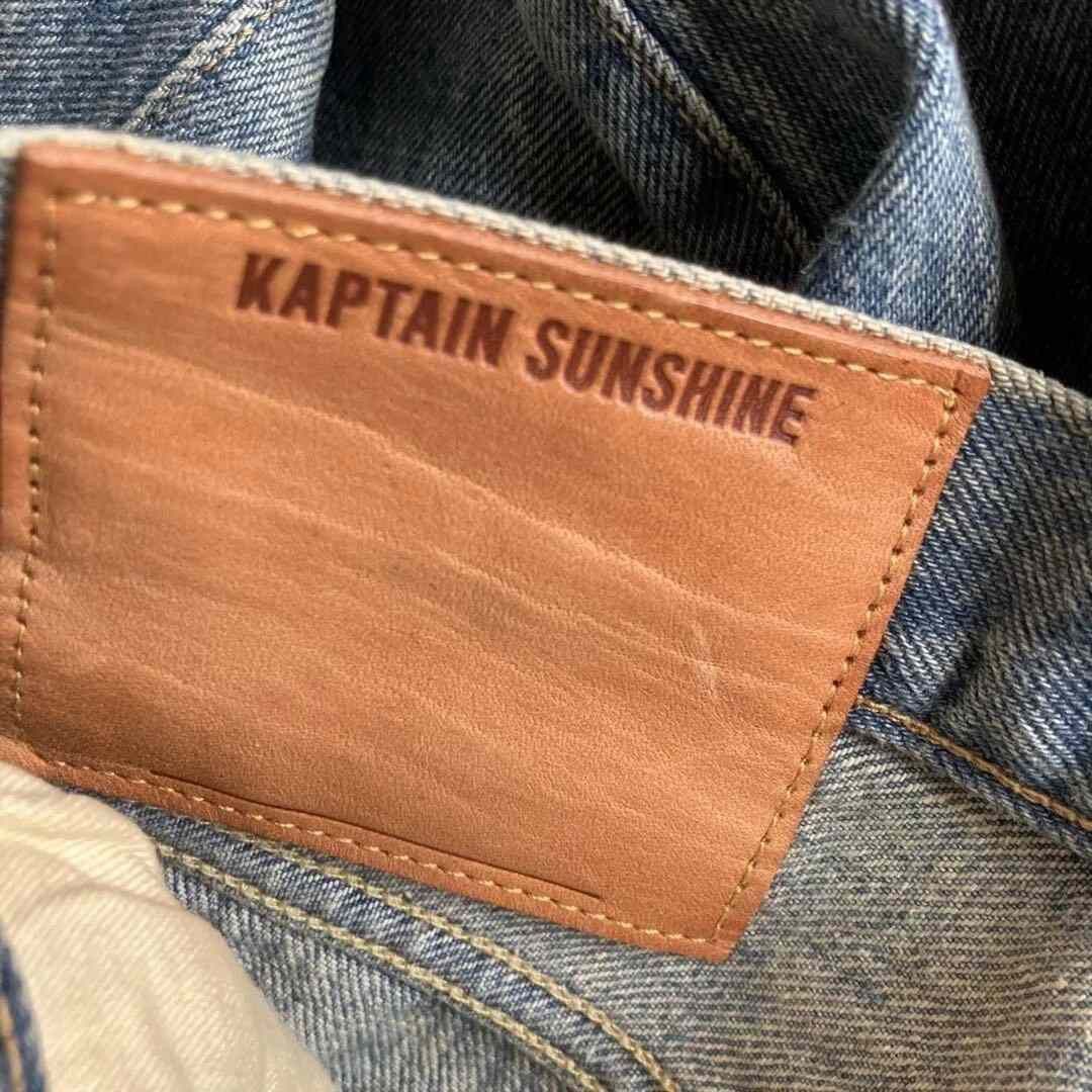 Kaptain Sunshine Kaptain Sunshine Washed Straight Jeans Size US 30 / EU 46 - 3 Thumbnail