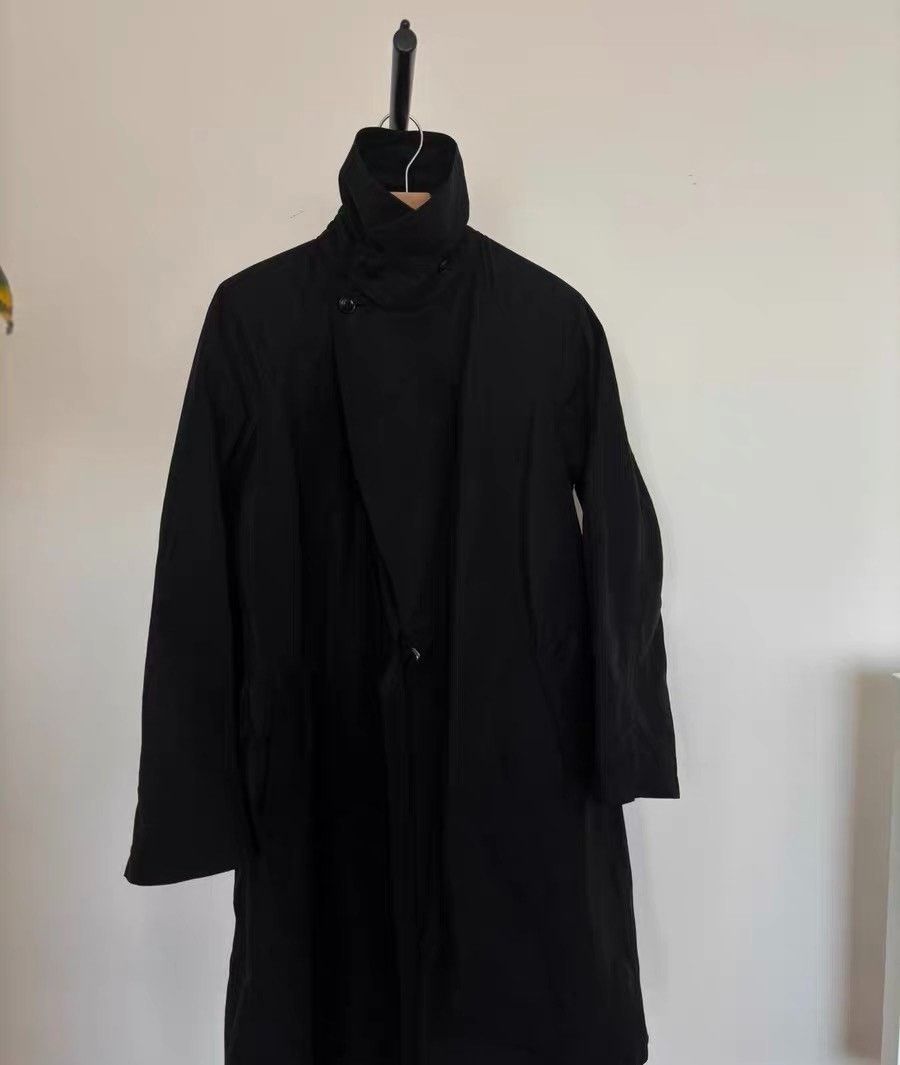 Comoli Comoli Black Nylon Two-Collar Top Size US M / EU 48-50 / 2 - 2 Thumbnail