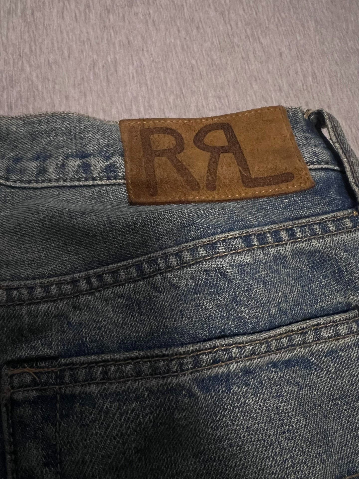 RRL Ralph Lauren RRL Washed Distressed Jeans Size US 32 / EU 48 - 3 Thumbnail