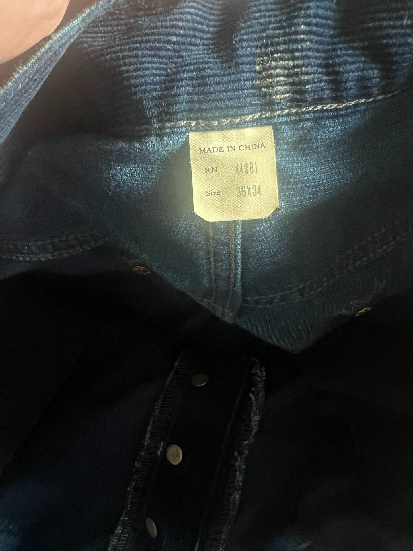 RRL Ralph Lauren RRL Corduroy Vintage Blue Pants Size US 36 / EU 52 - 2 Thumbnail