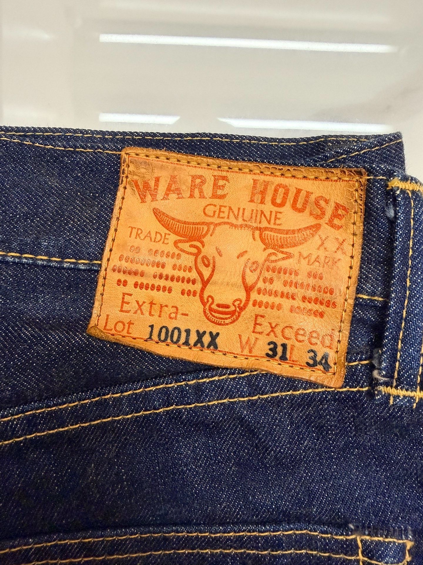 Japanese Brand Warehouse 1001xx Early Short Denim Size US 31 - 5 Thumbnail