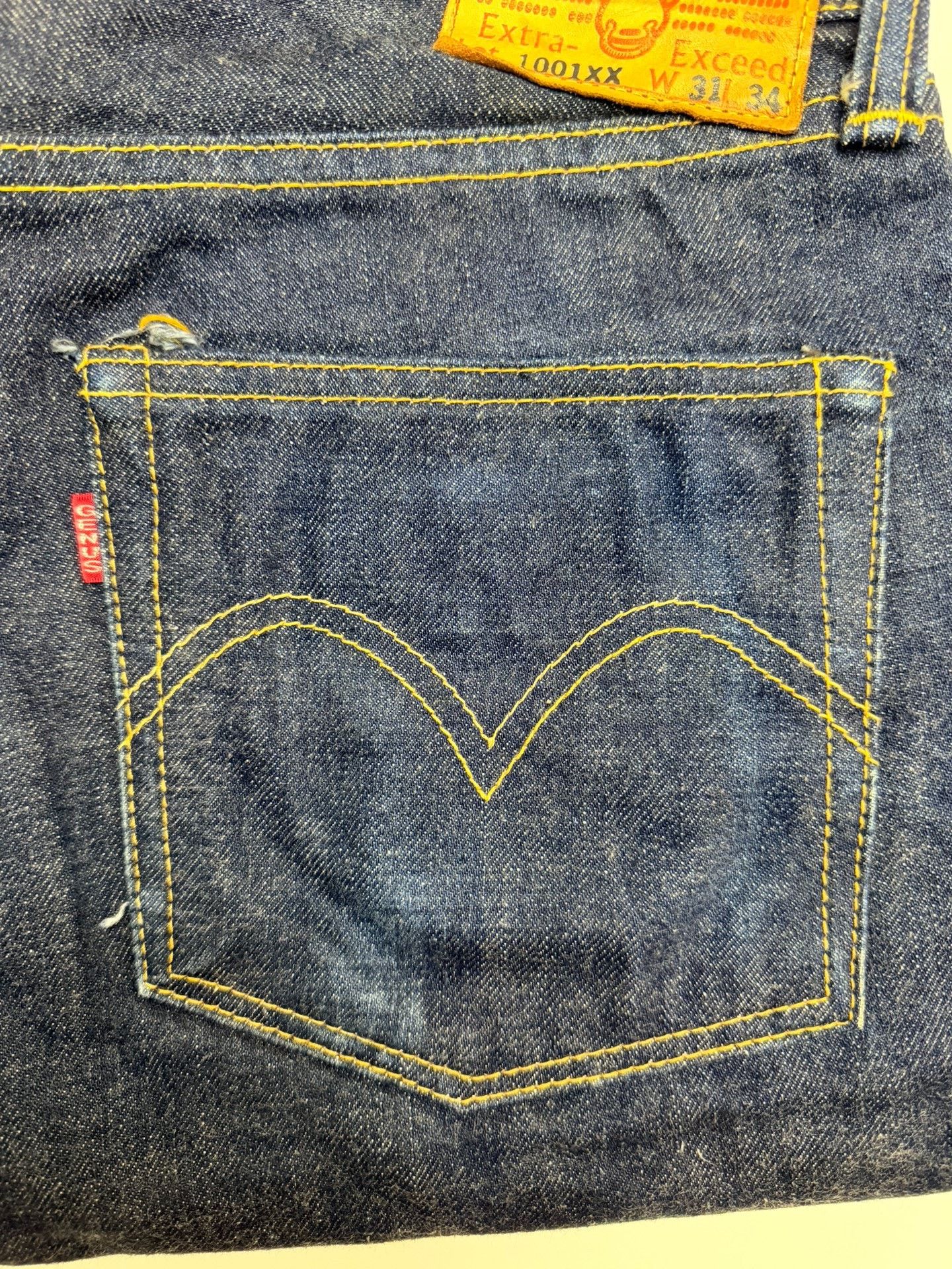 Japanese Brand Warehouse 1001xx Early Short Denim Size US 31 - 6 Thumbnail