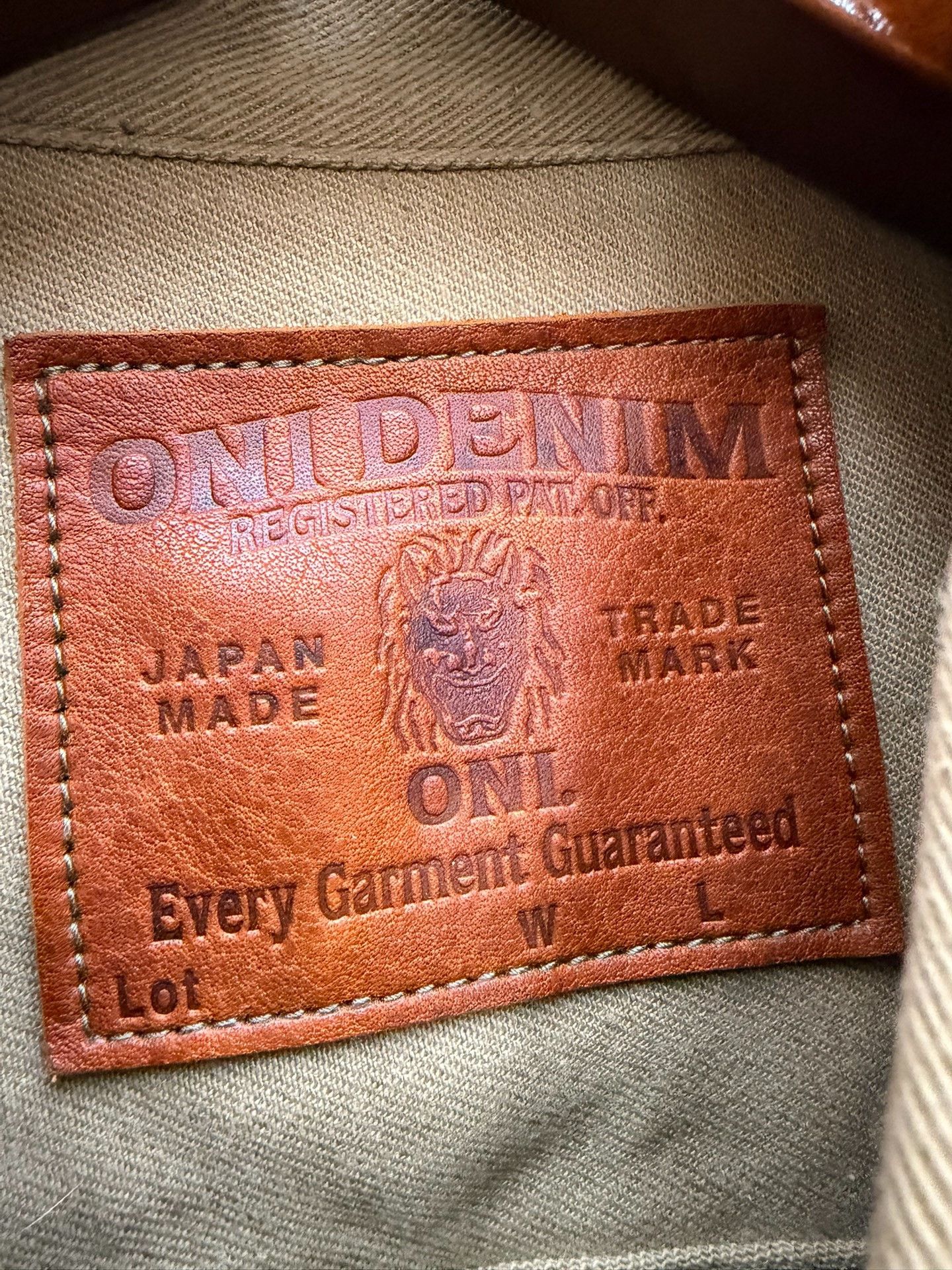 Oni ONI DENIM Sulfur Heavy Oxford Jacket 14oz Size US XXS / EU 40 - 4 Thumbnail