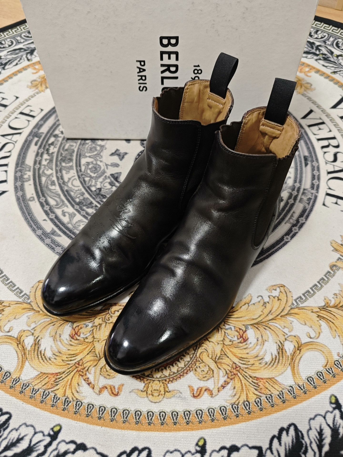 Berluti Berluti Cursive Galet Leather Boot Size US 7 / EU 40 - 2 Thumbnail