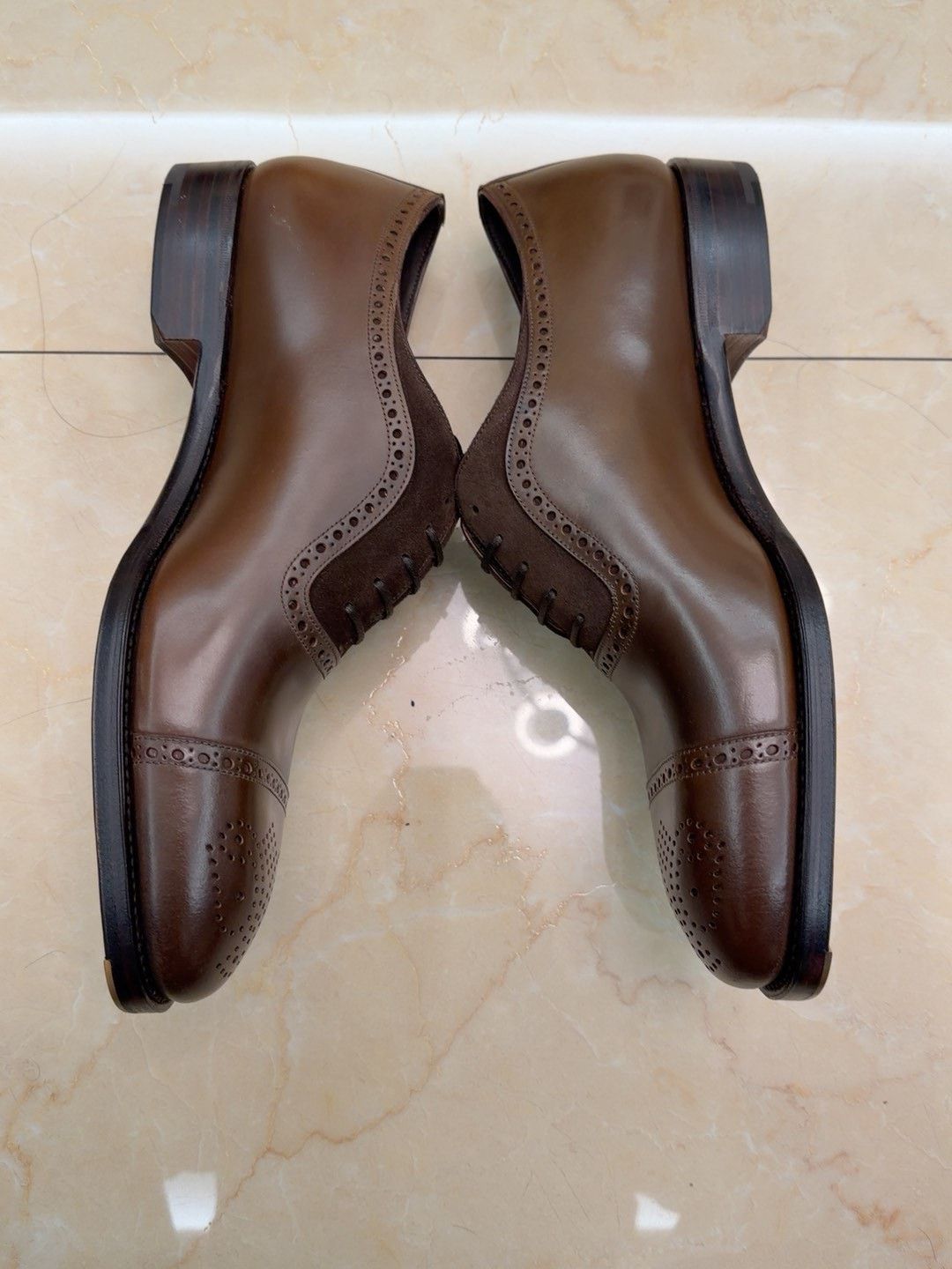 Carmina Carmina Armanac Horsehide Leather Shoes Size US 11 / EU 44 - 7 Thumbnail