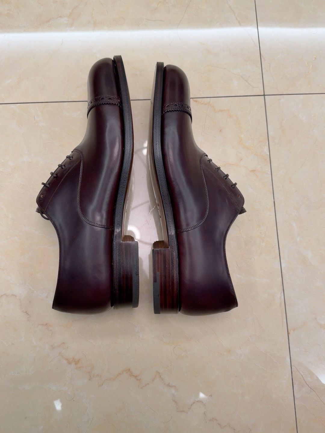 Carmina Carmina Cordovan Leather Shoes Size US 11.5 / EU 44-45 - 4 Thumbnail
