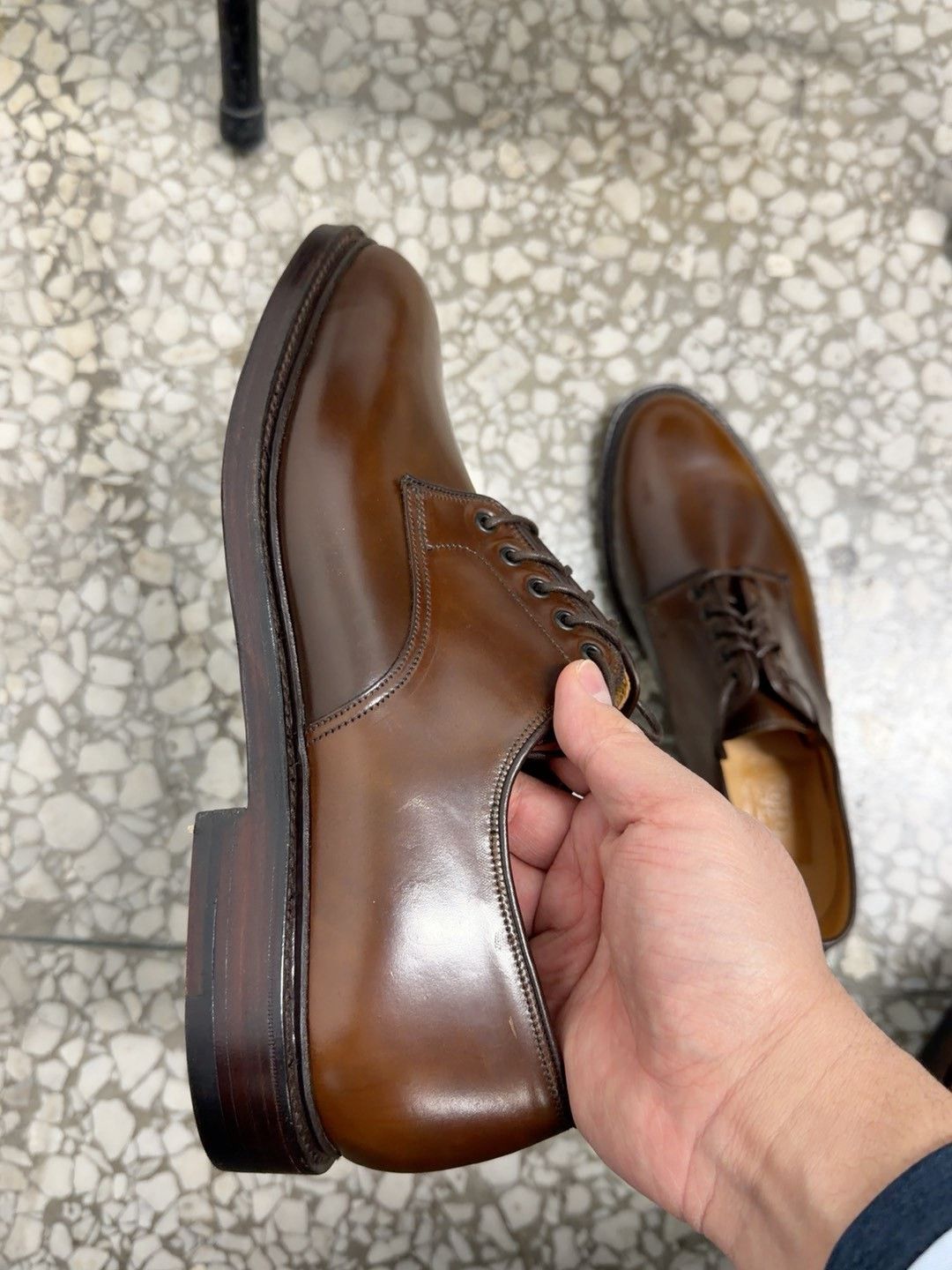 Ralph Lauren Ralph Lauren Rare Color Shell Cordovan PTB Size US 10 / EU 43 - 6 Thumbnail
