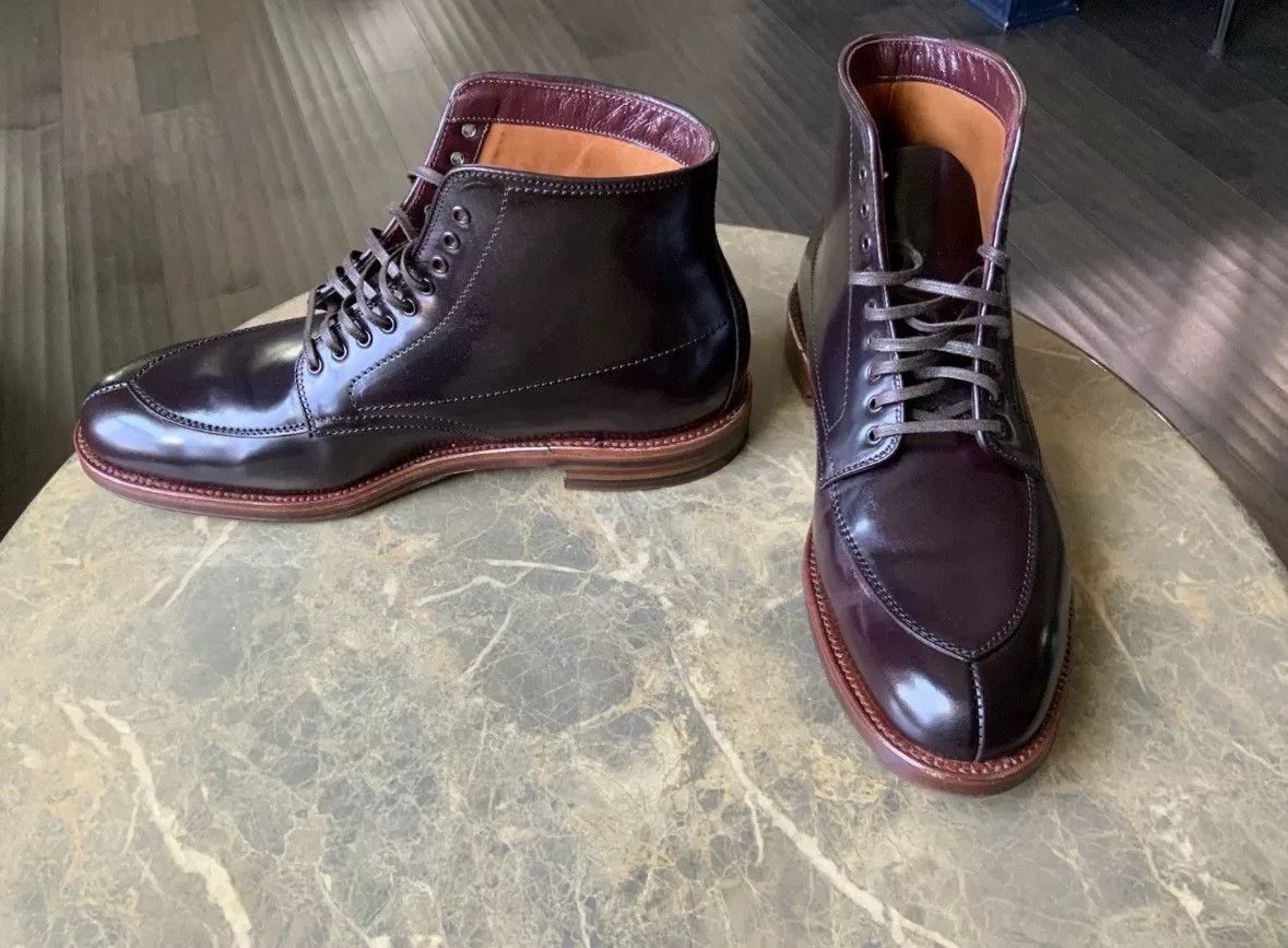 Alden Alden Horsehide V-Tip Boots Size US 9.5 / EU 42-43 - 4 Thumbnail