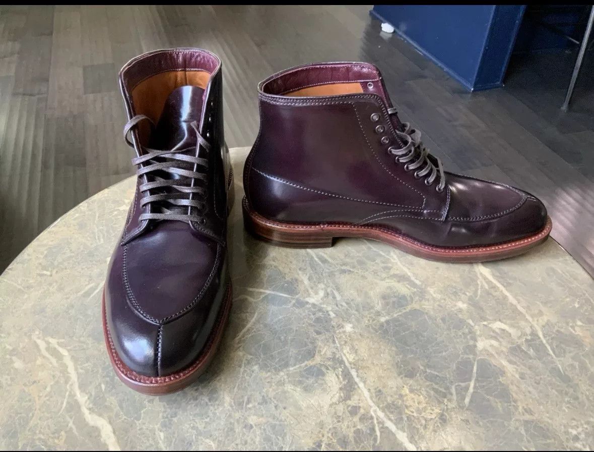 Alden Alden Horsehide V-Tip Boots Size US 9.5 / EU 42-43 - 2 Thumbnail