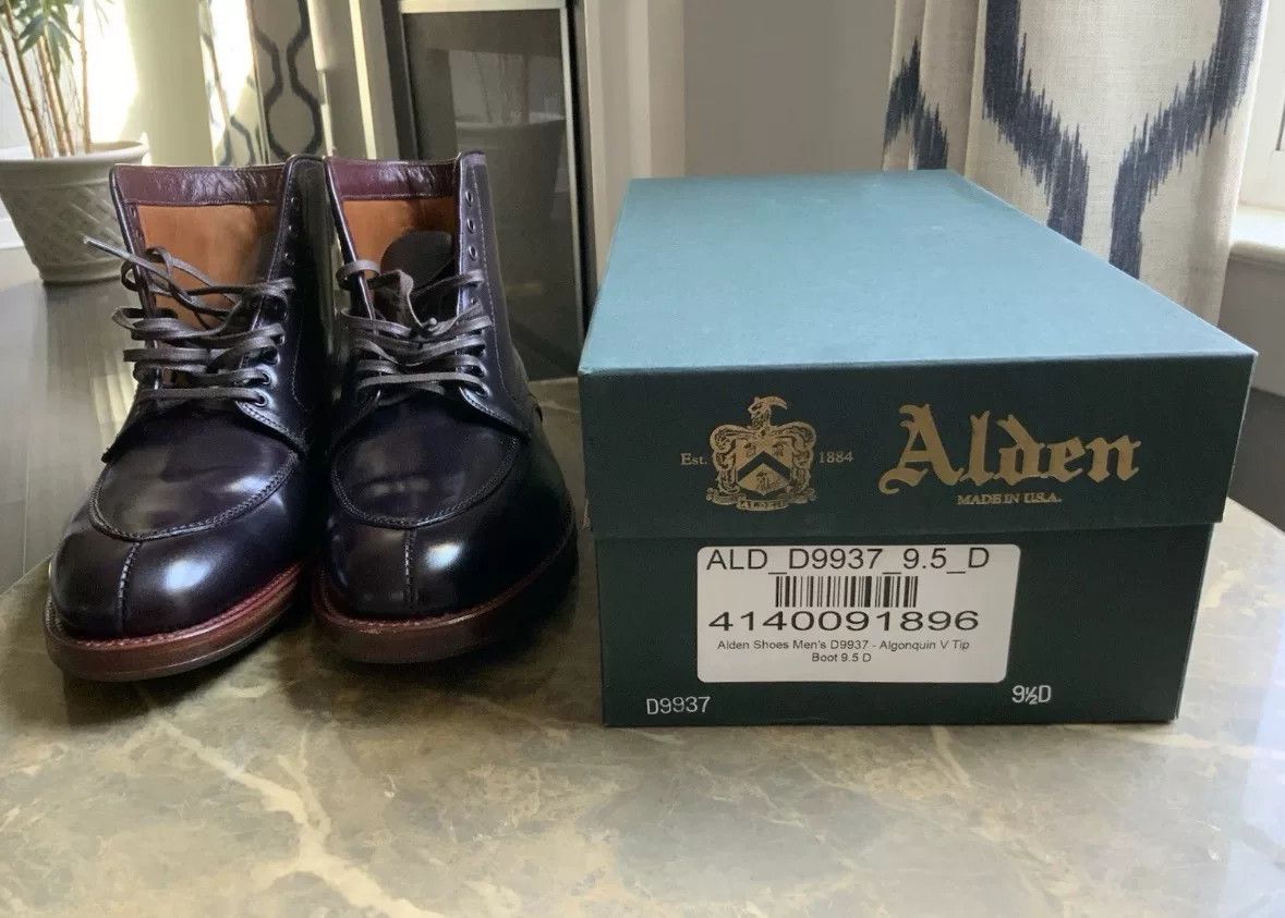 Alden Alden Horsehide V-Tip Boots Size US 9.5 / EU 42-43 - 9 Thumbnail