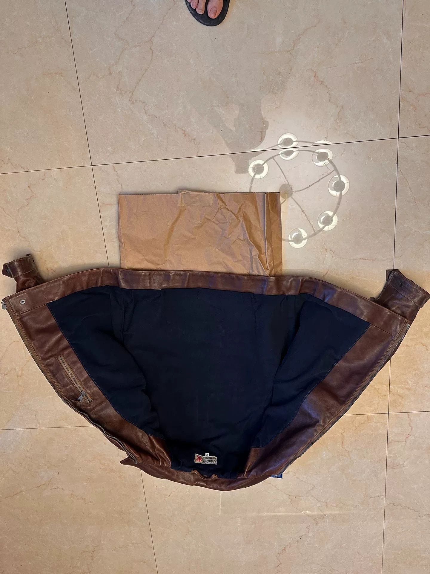 Eastman Leather Clothing Eastman WWII German Flying Leather Jacket Size US S / EU 44-46 / 1 - 2 Thumbnail