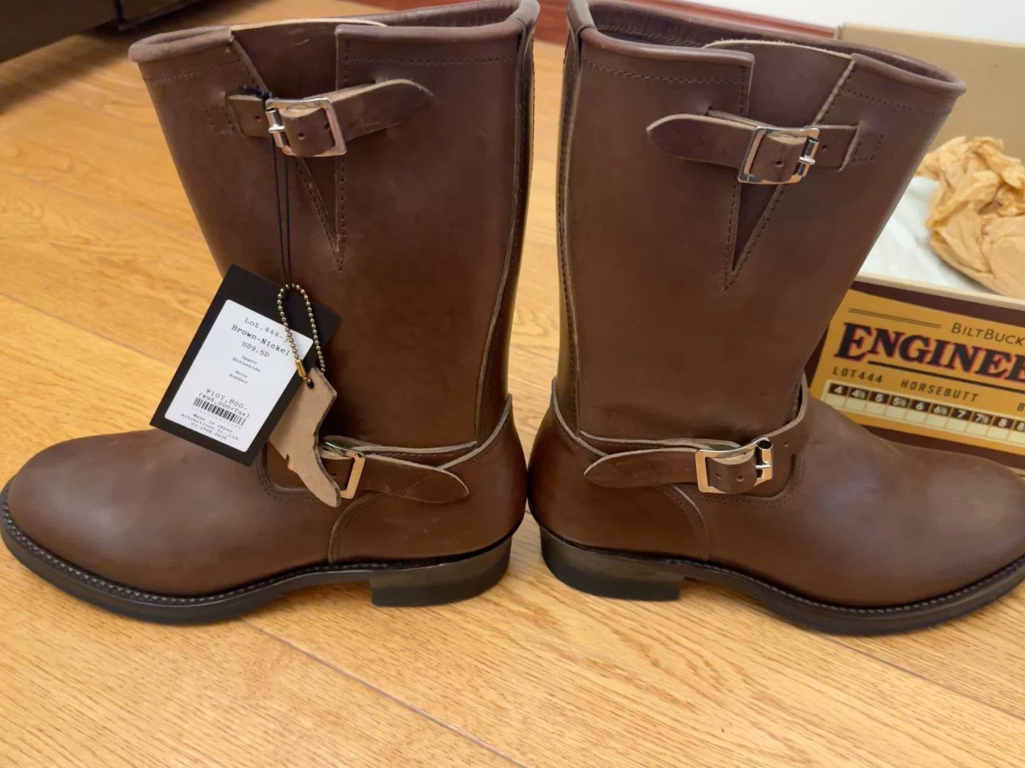 Other Biltbuck 444 Brown Horsebutt Boots Size US 9.5 / EU 42-43 - 8 Thumbnail