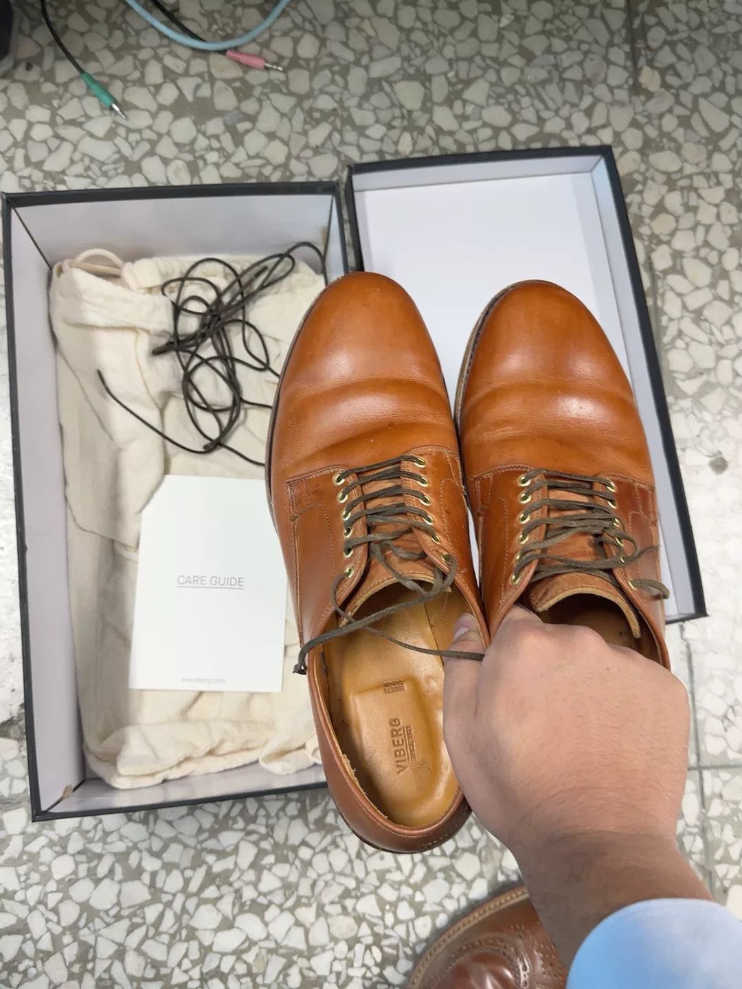 Viberg Viberg Calf Nubuck Derby Limited Size US 9.5 / EU 42-43 - 2 Thumbnail